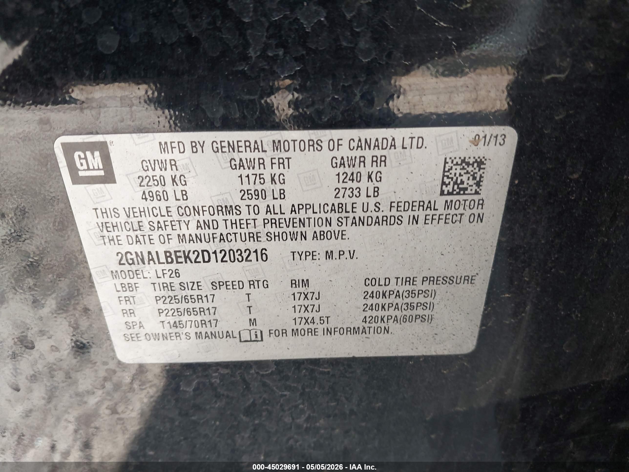 CHEVROLET EQUINOX image 9