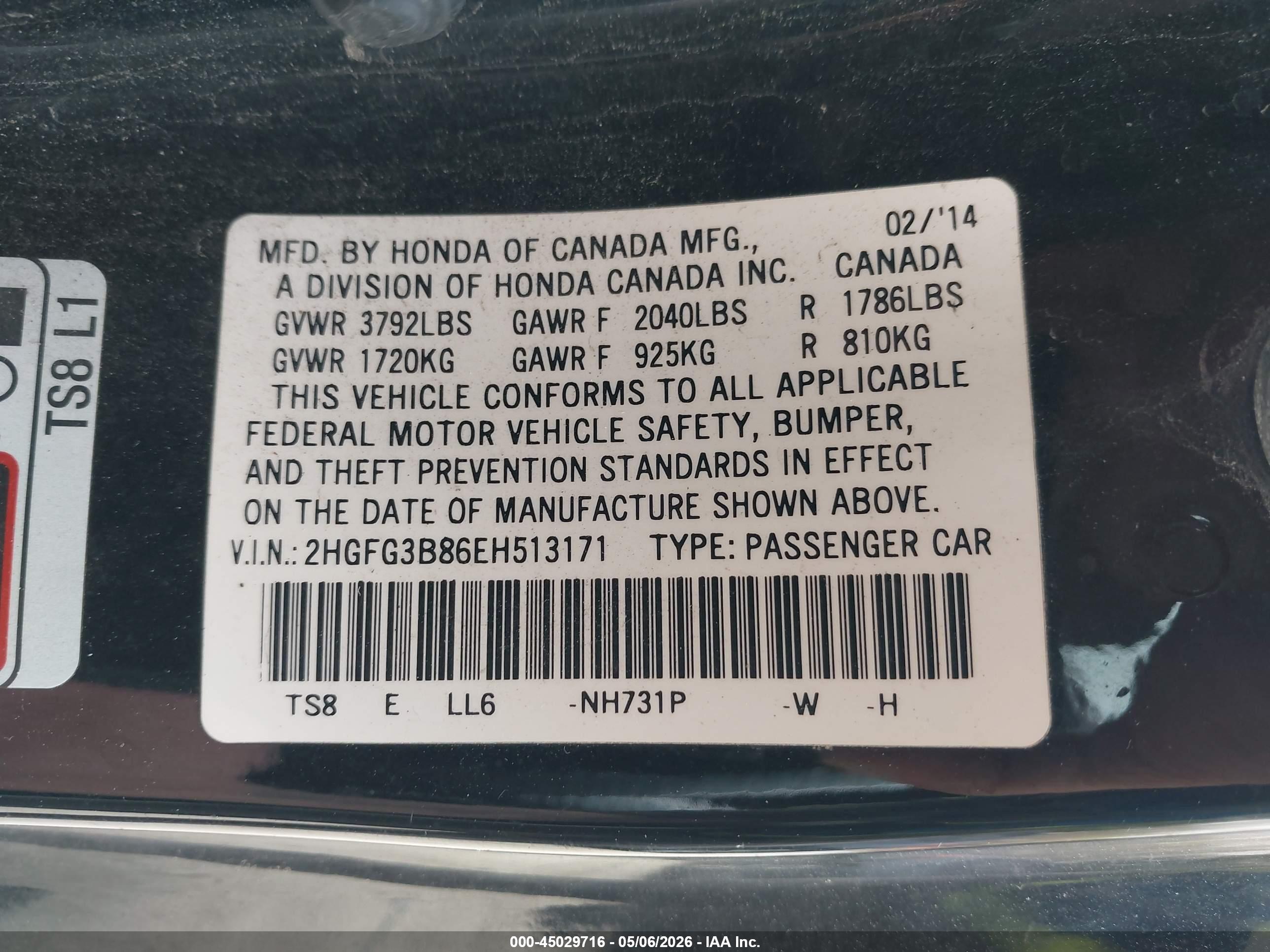 HONDA CIVIC image 9