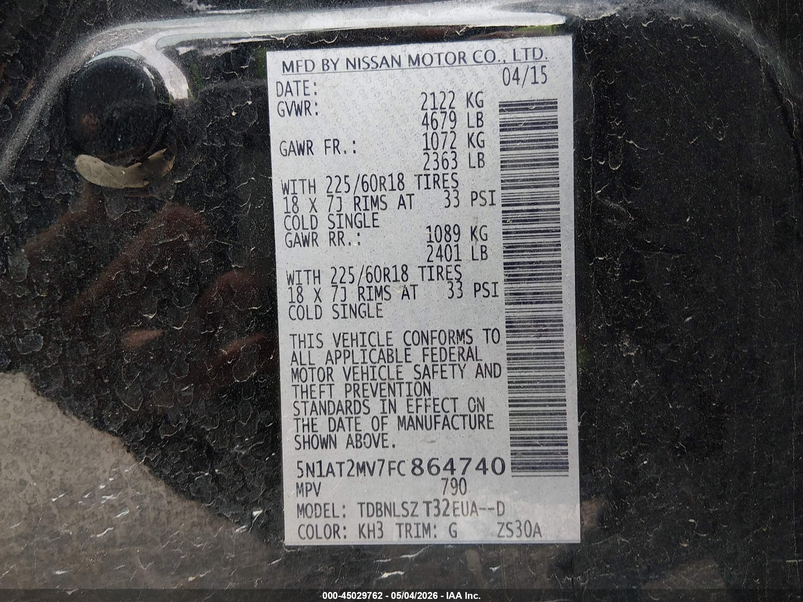 NISSAN ROGUE image 9