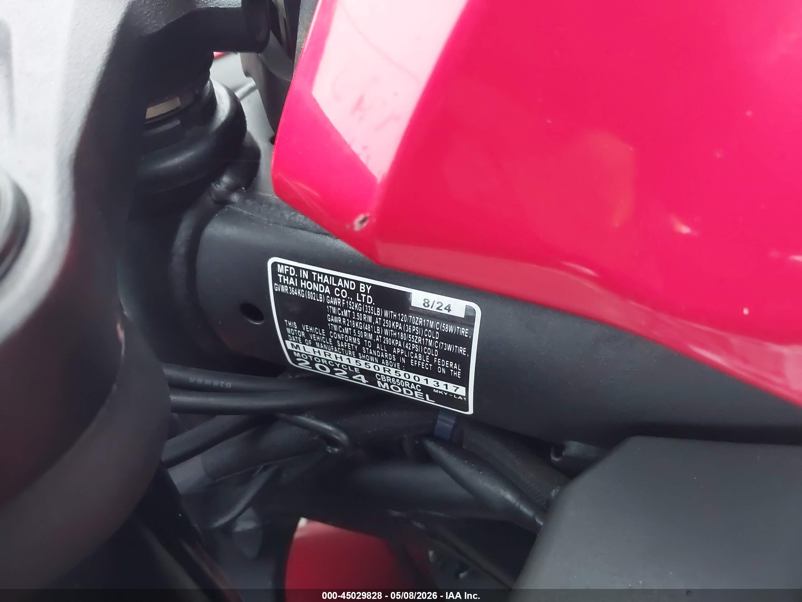 HONDA CBR650 image 10