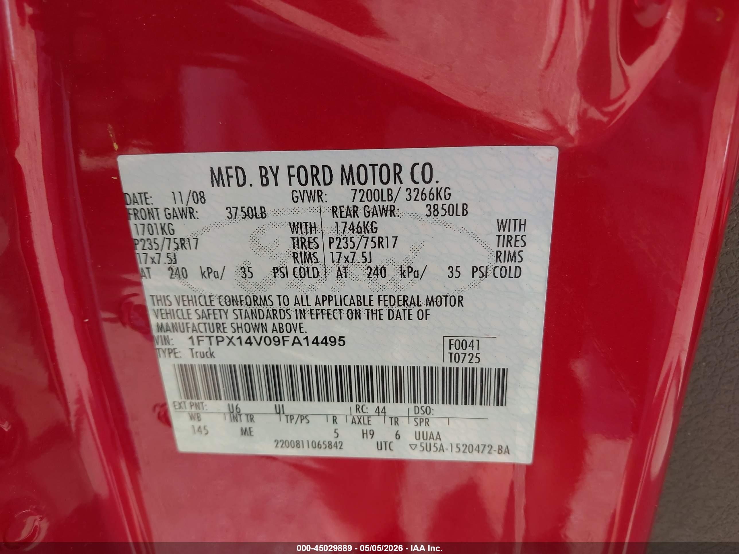 FORD F-150 image 9