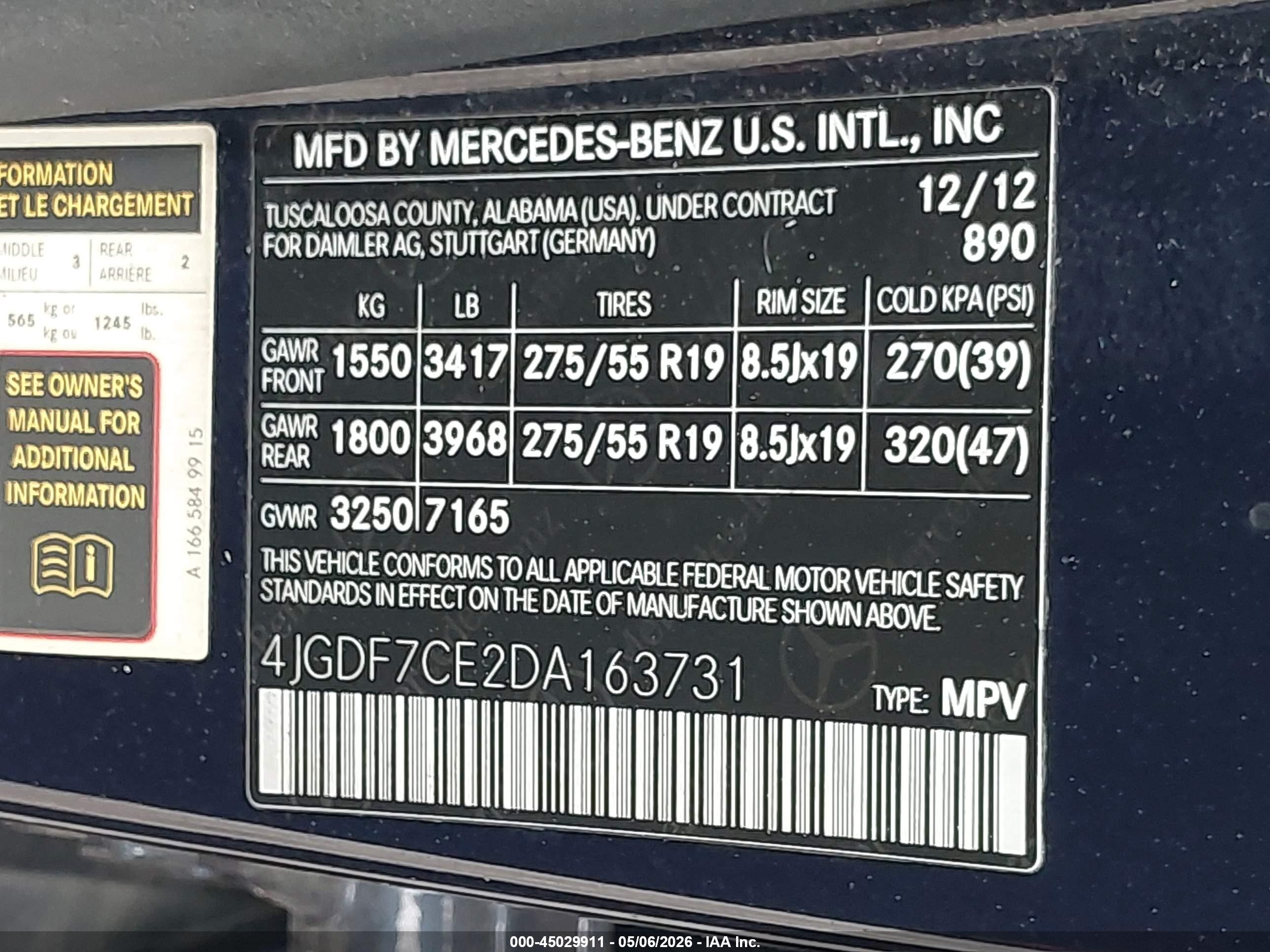 MERCEDES-BENZ GL image 9