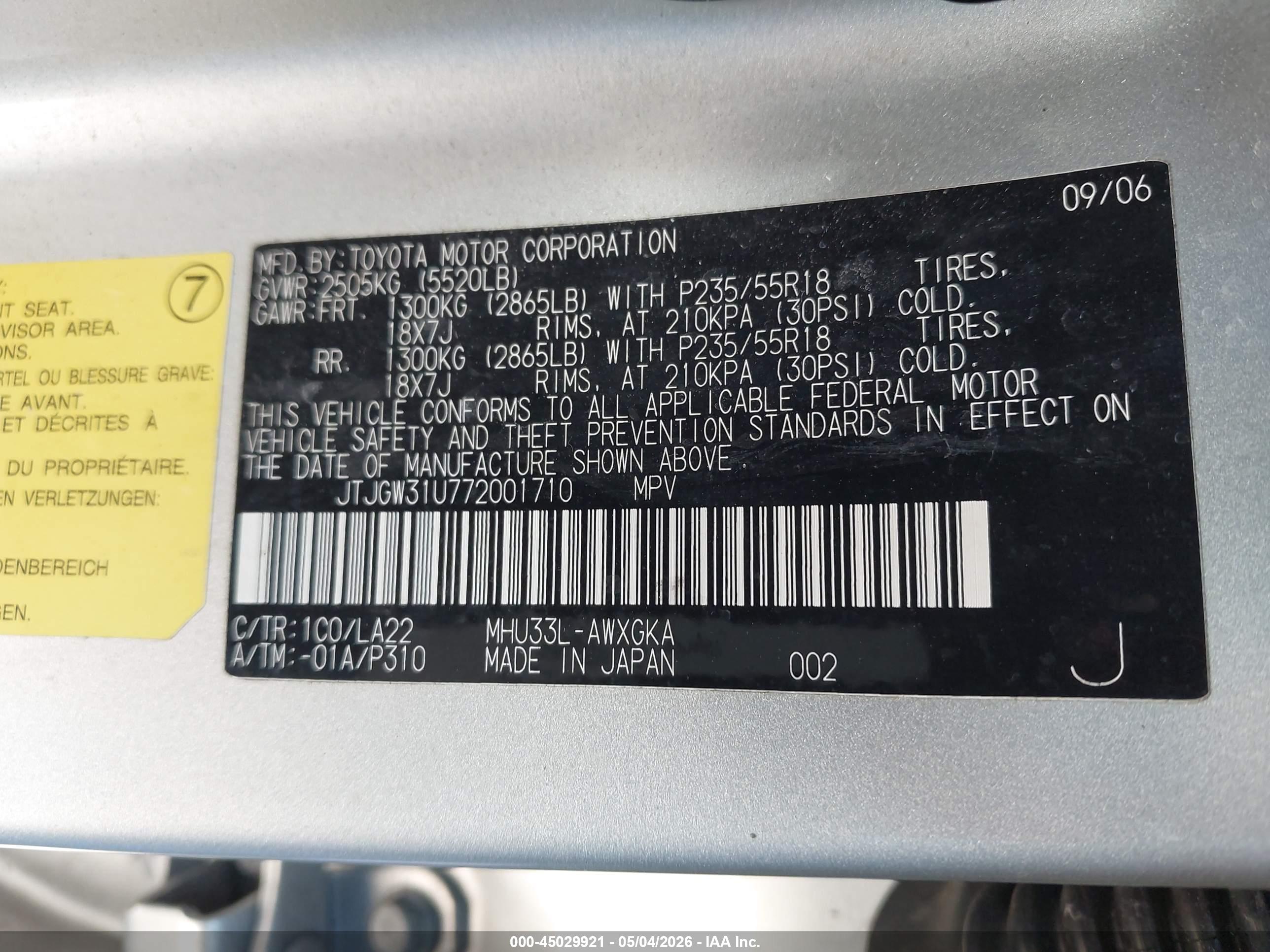 LEXUS RX image 9