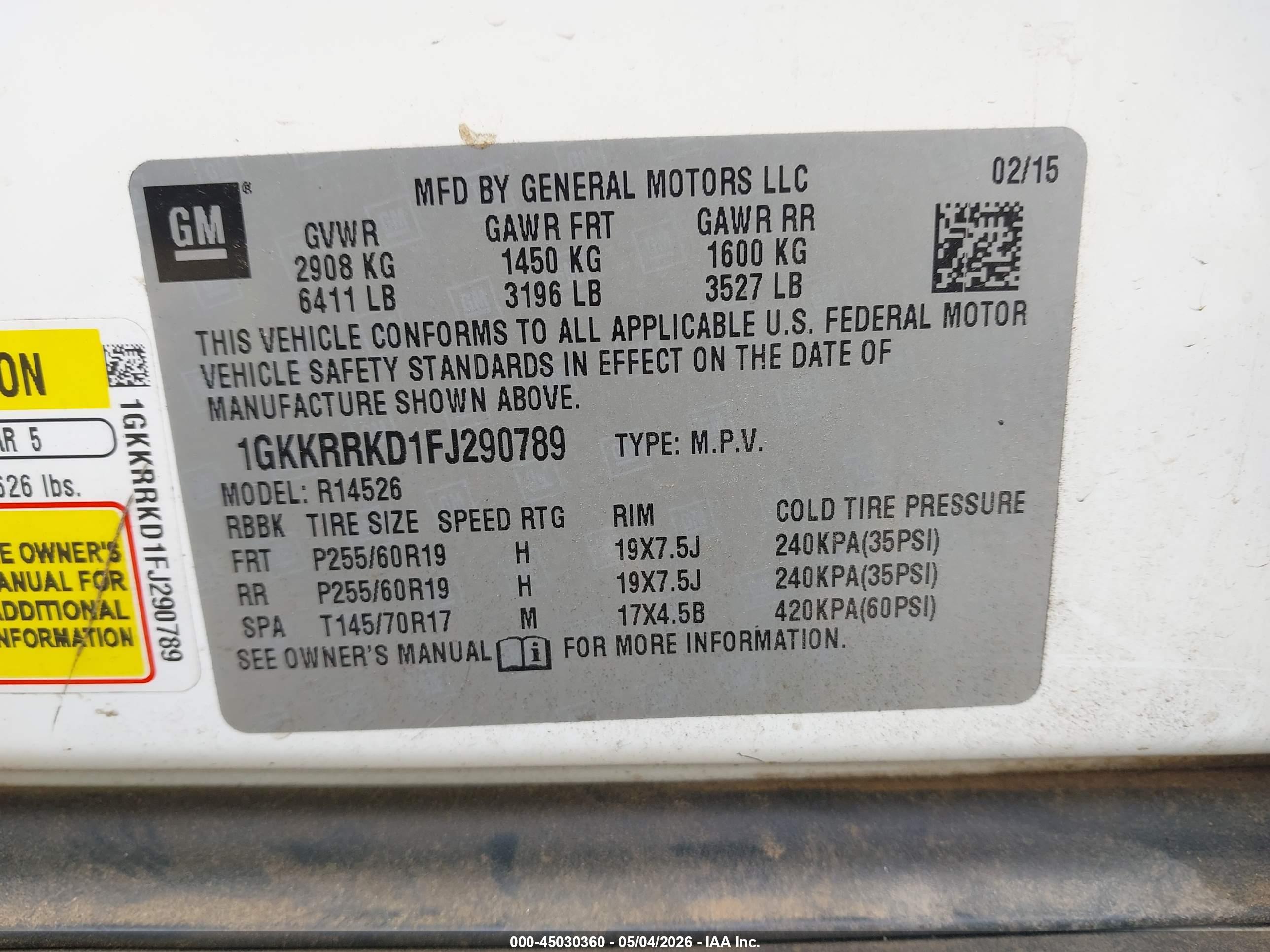 GMC ACADIA image 9