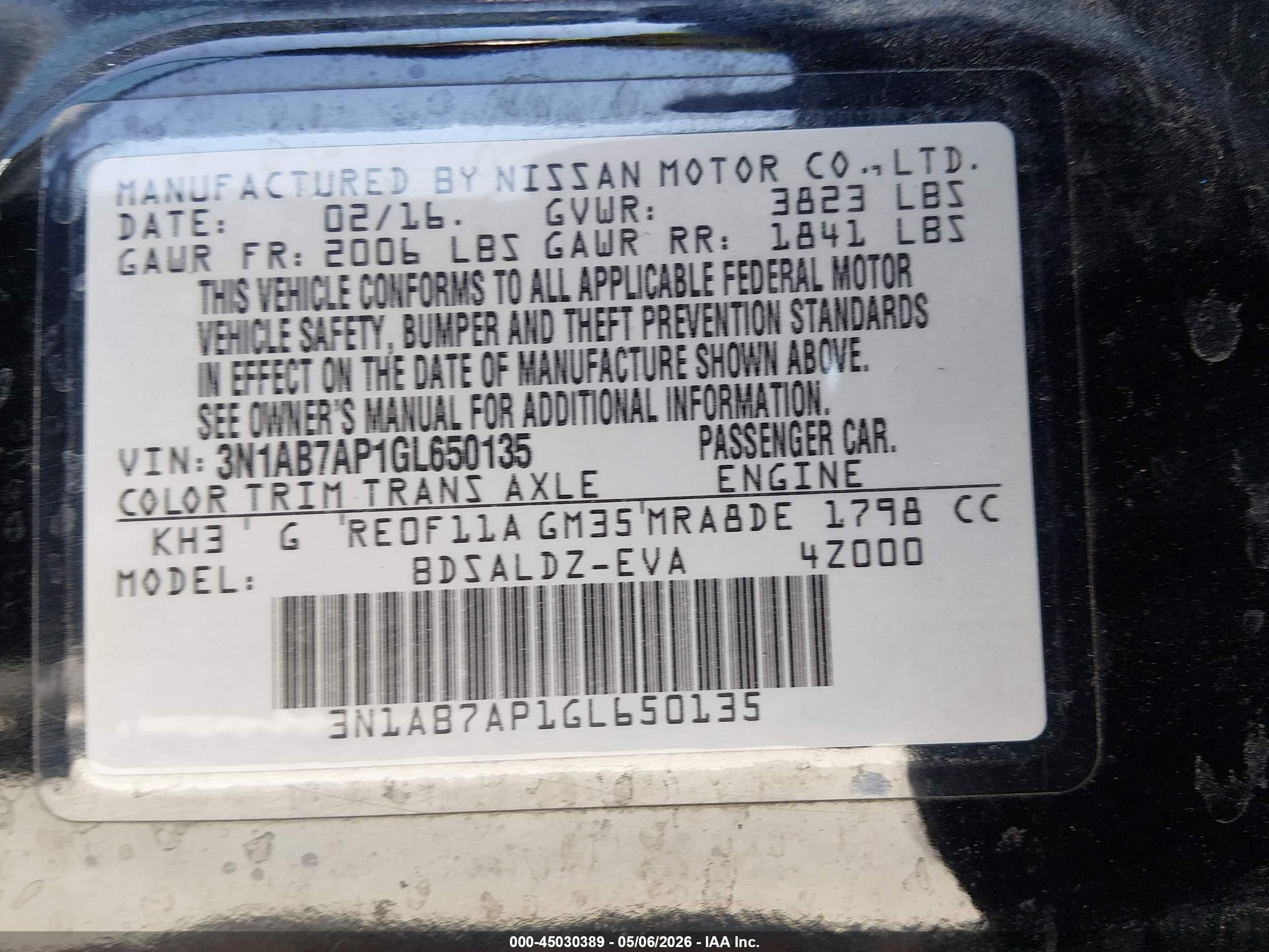 NISSAN SENTRA image 9