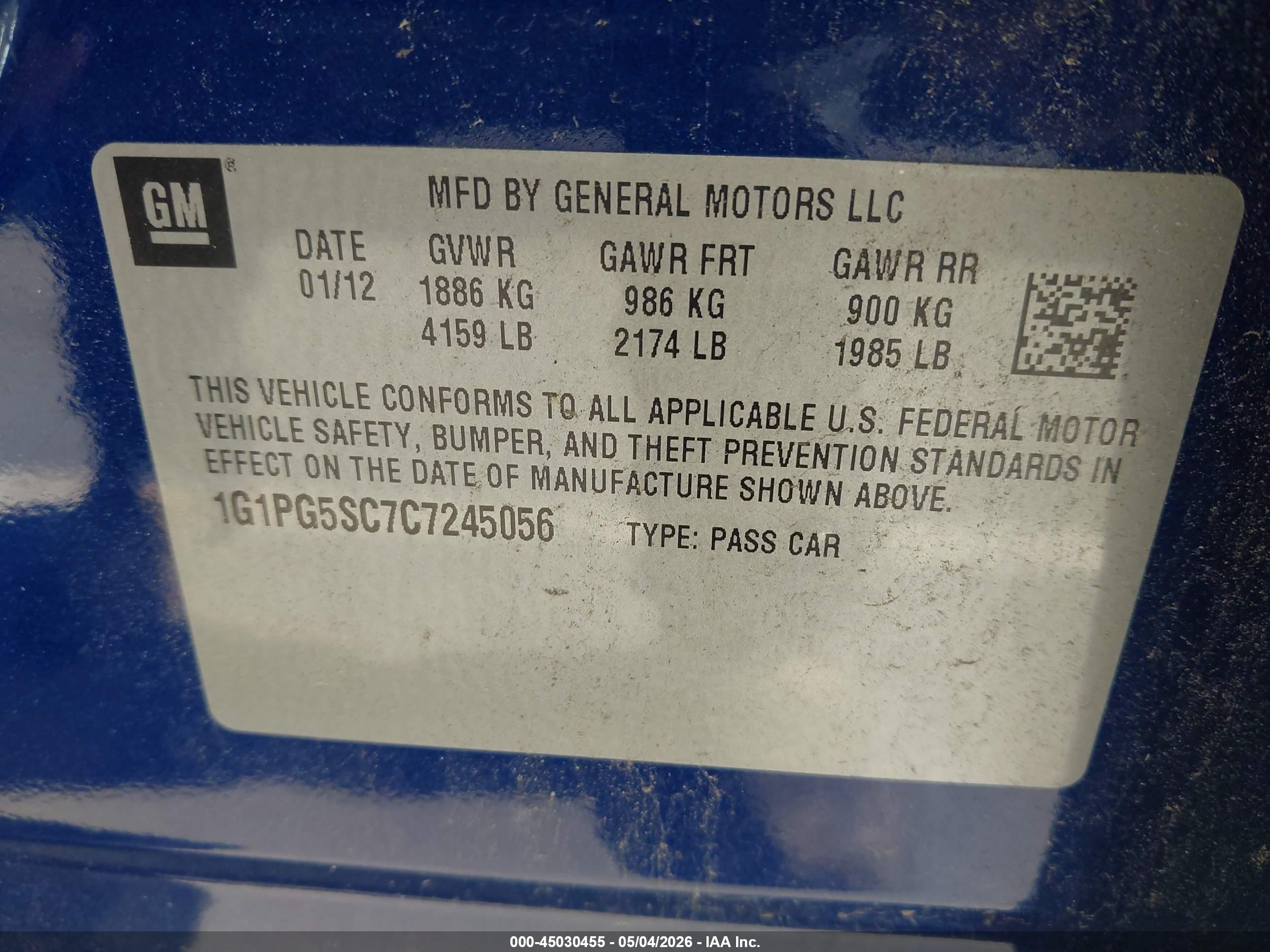 CHEVROLET CRUZE image 9