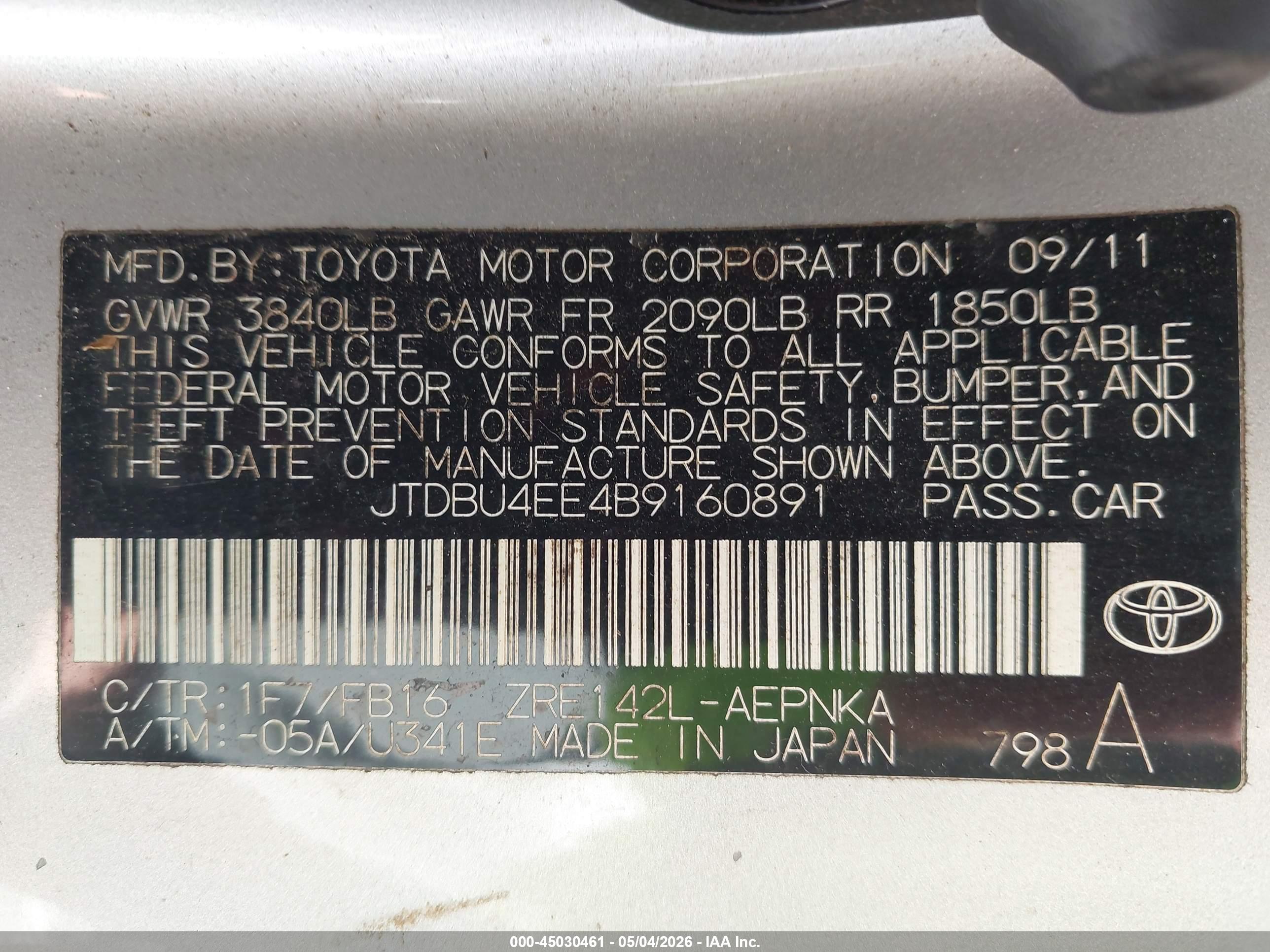 TOYOTA COROLLA image 9