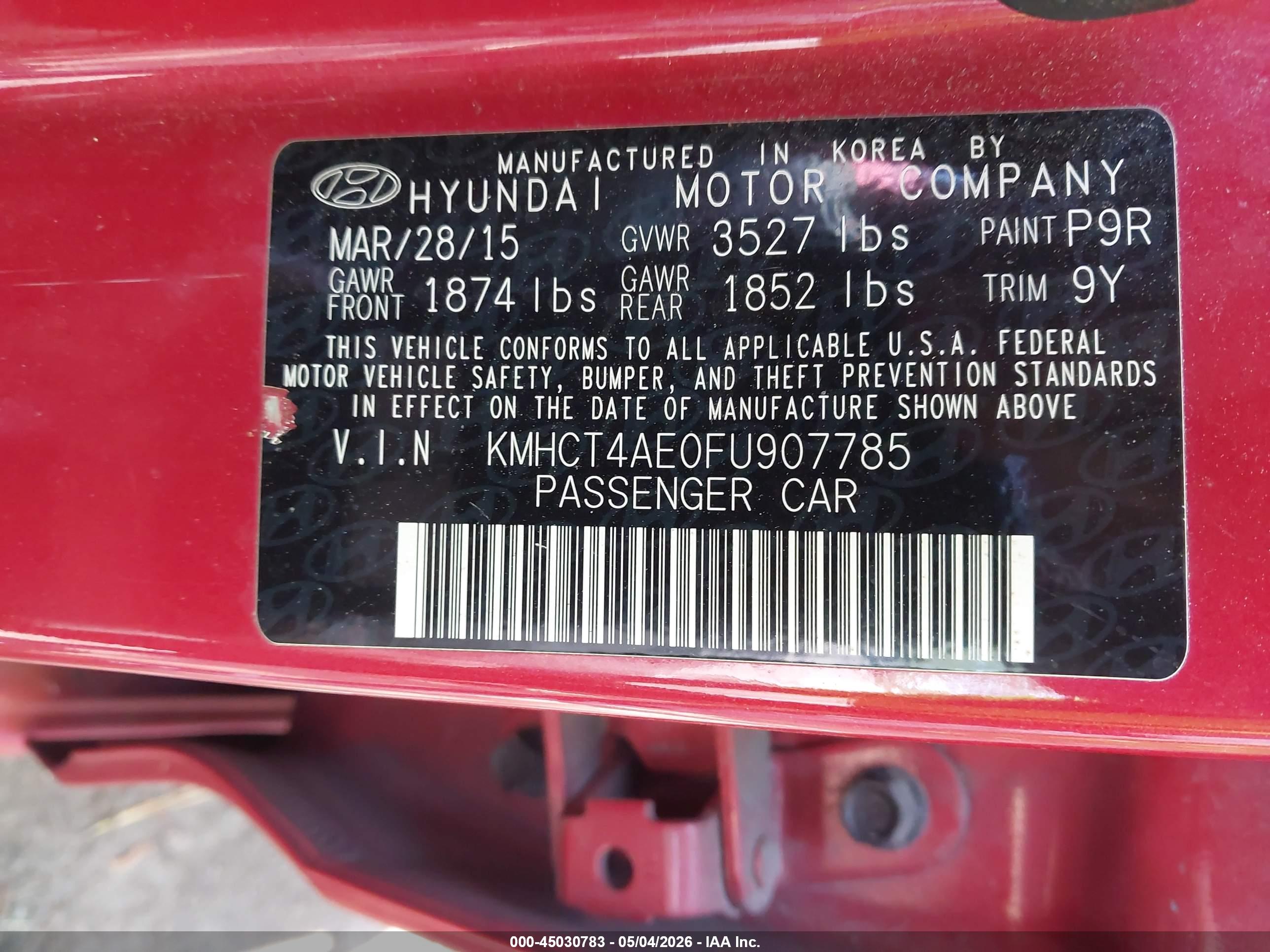 HYUNDAI ACCENT image 9