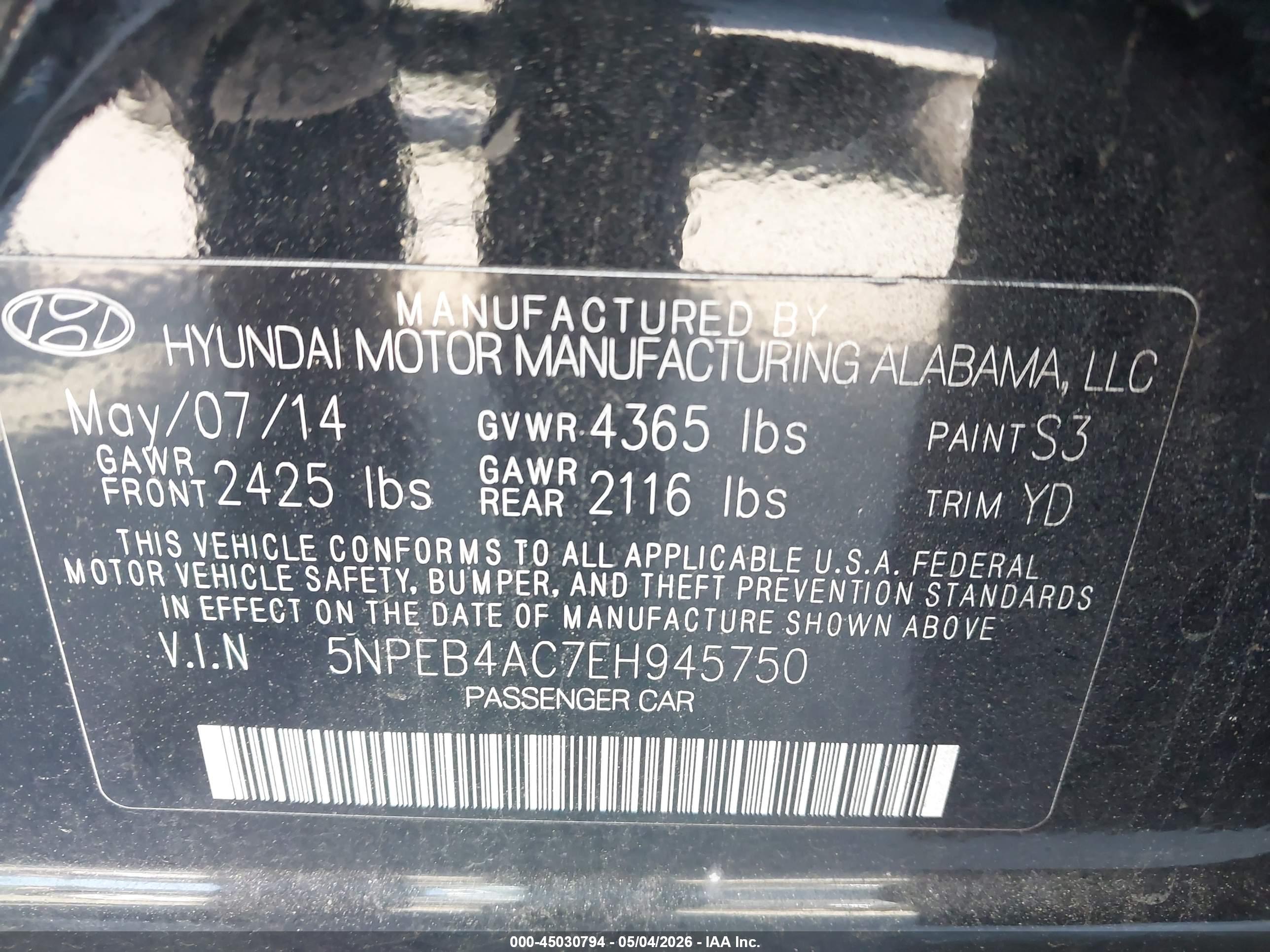 HYUNDAI SONATA image 9