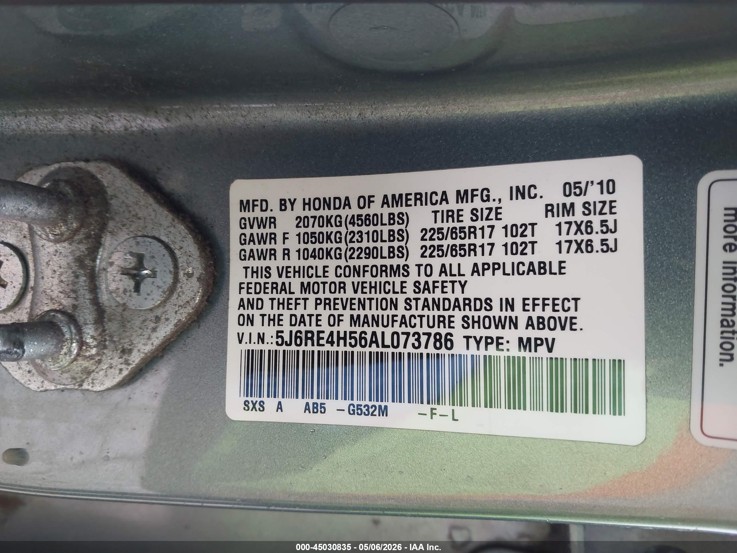 HONDA CR-V image 9