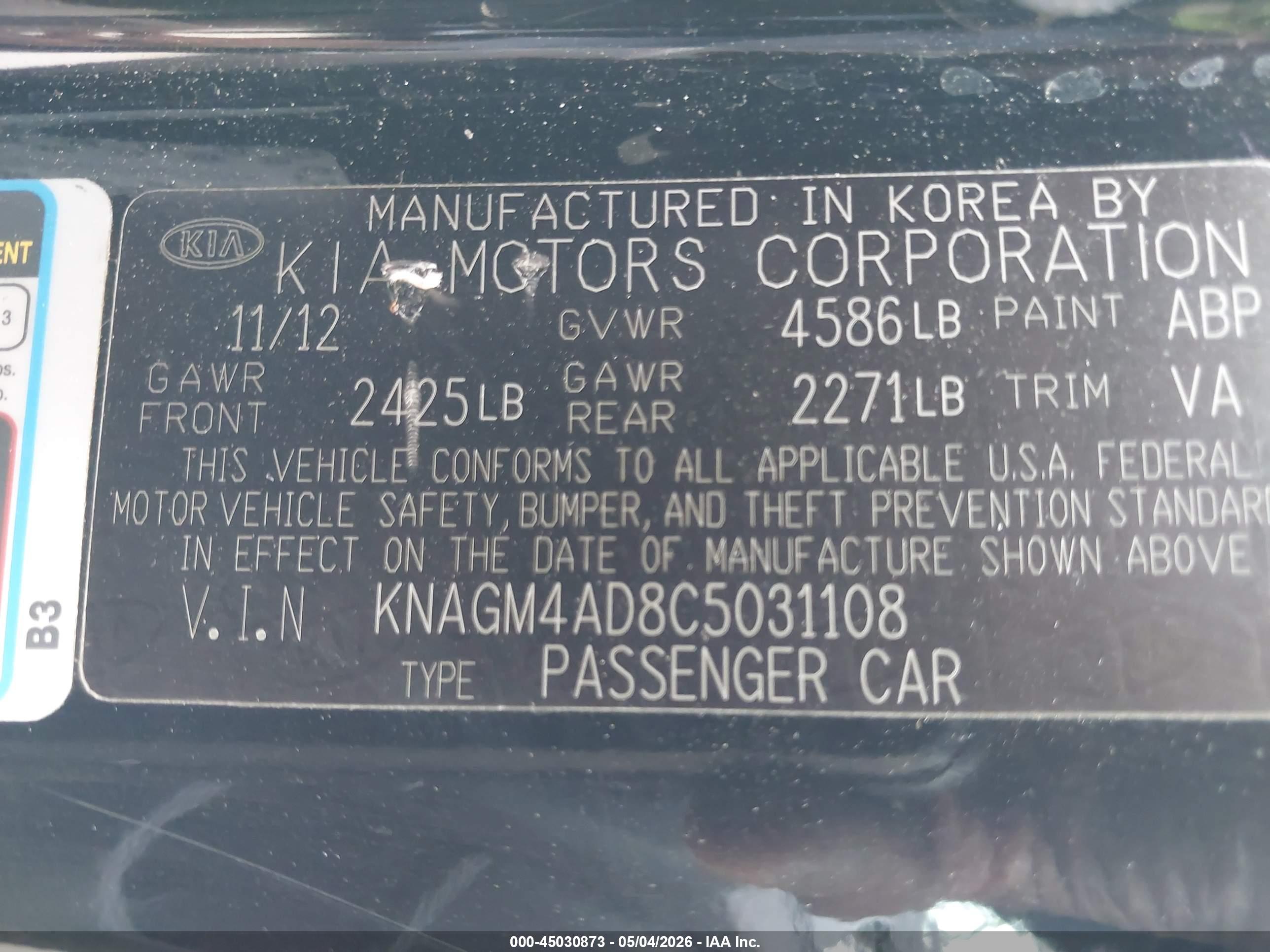 KIA OPTIMA image 9