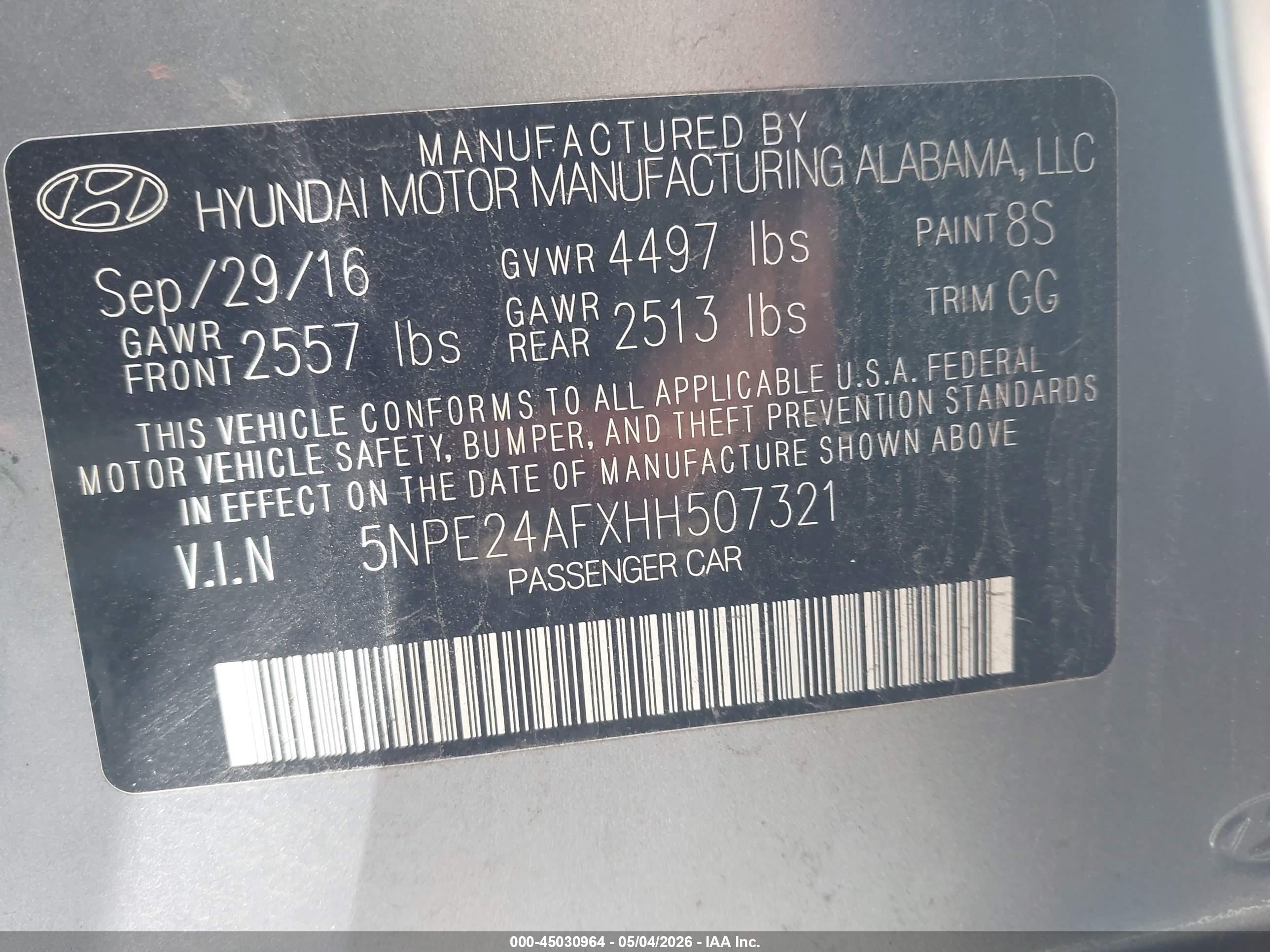 HYUNDAI SONATA image 9