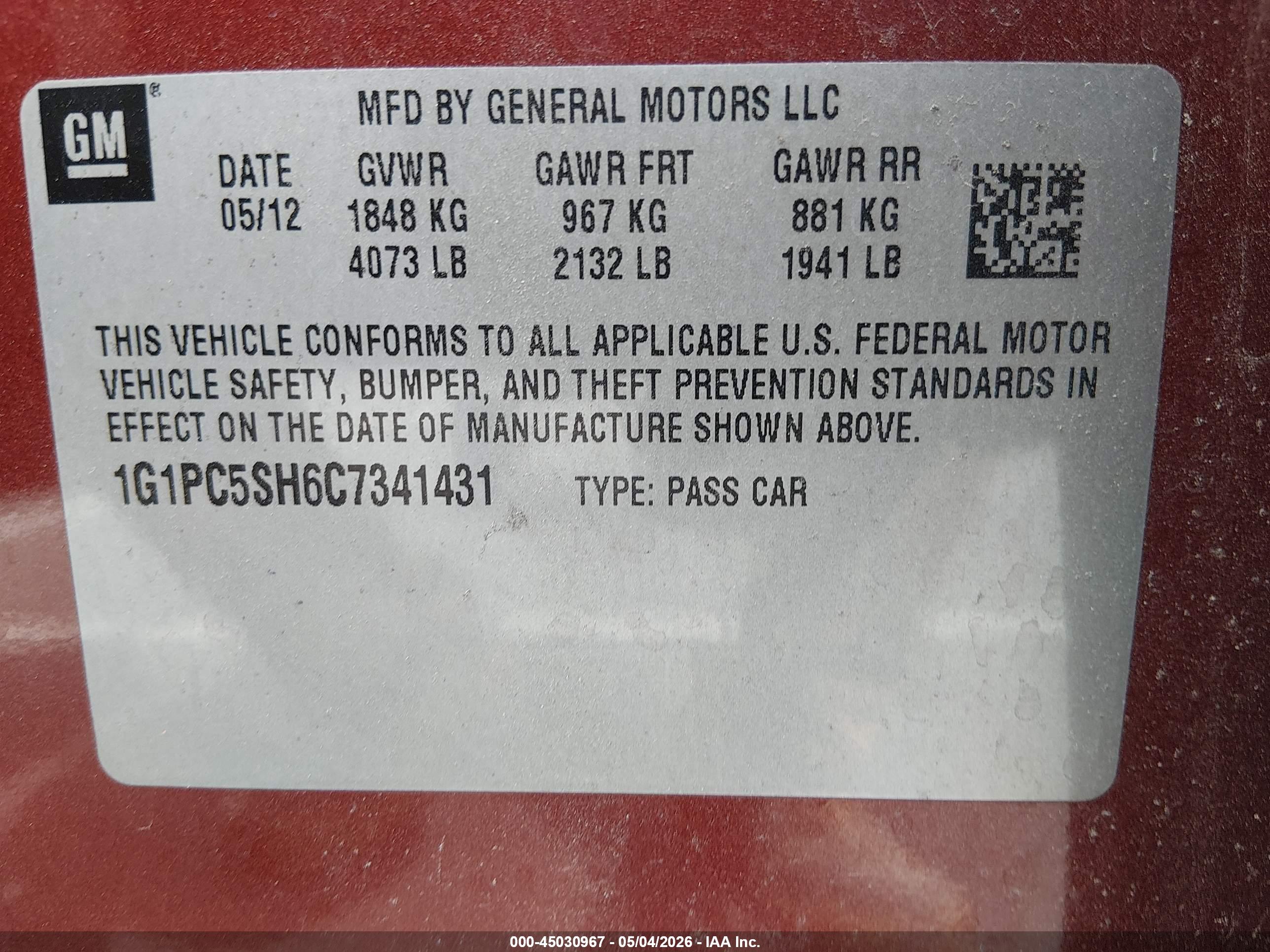 CHEVROLET CRUZE image 9