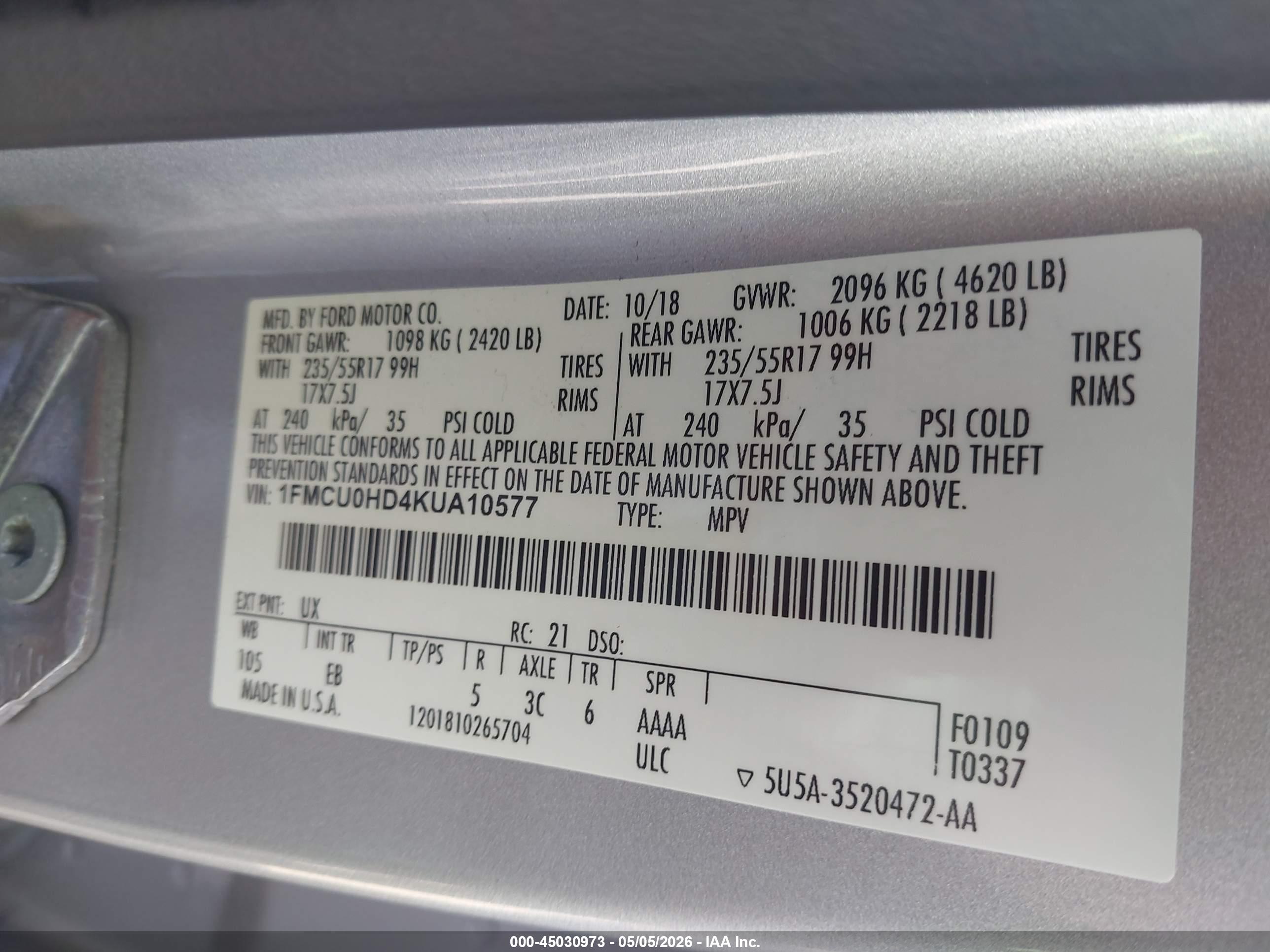 FORD ESCAPE image 9
