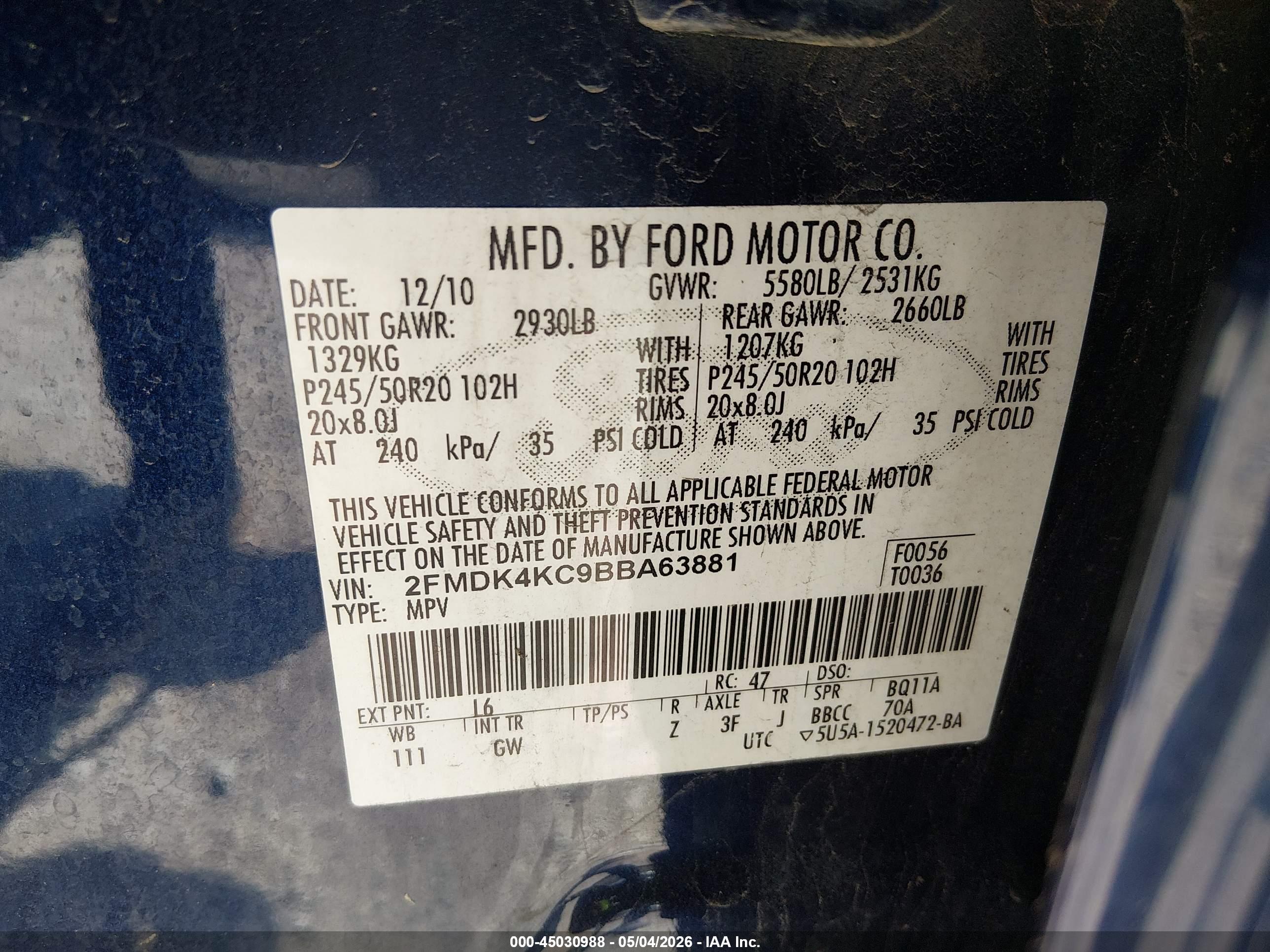 FORD EDGE image 9