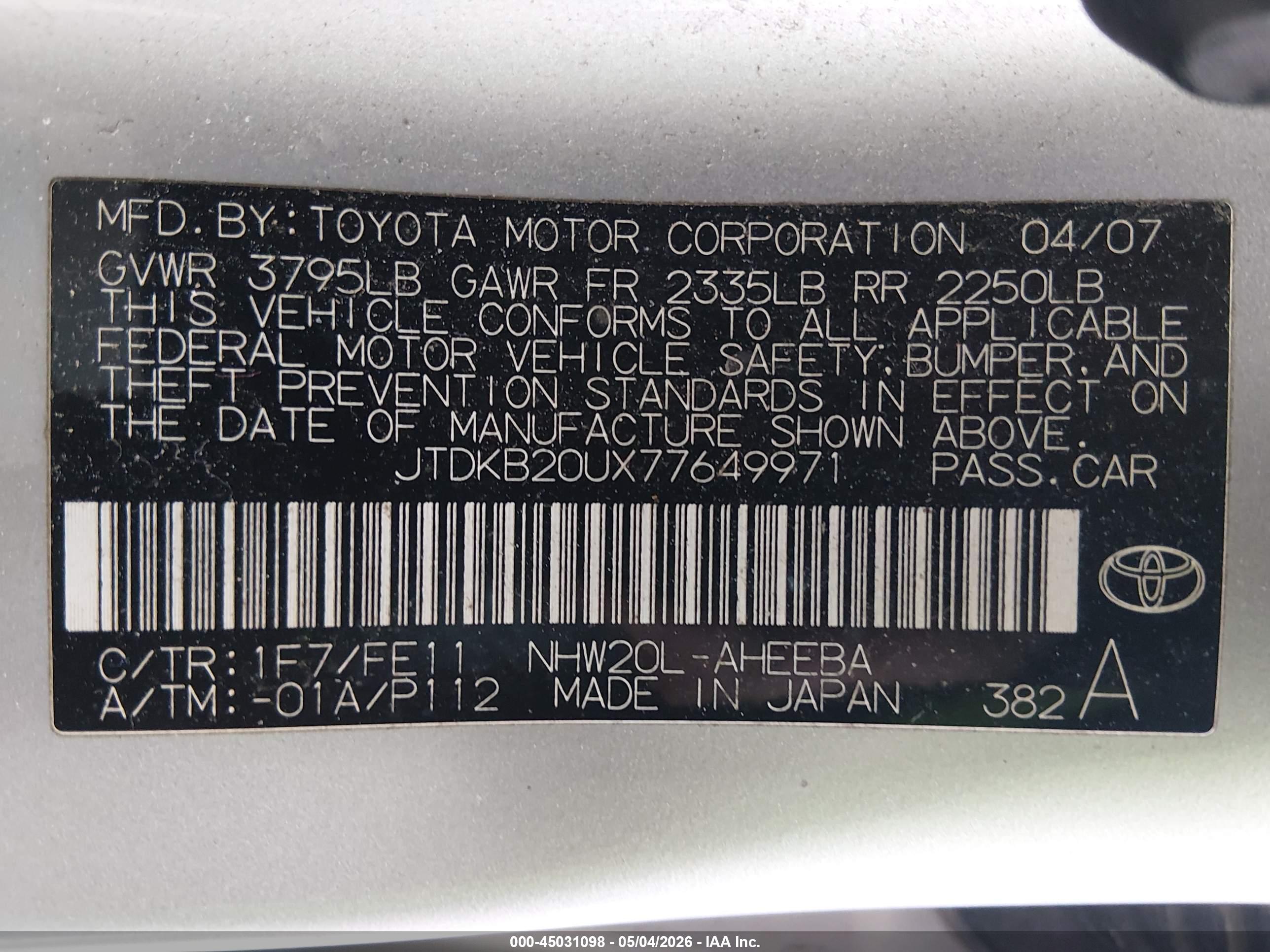 TOYOTA PRIUS image 9