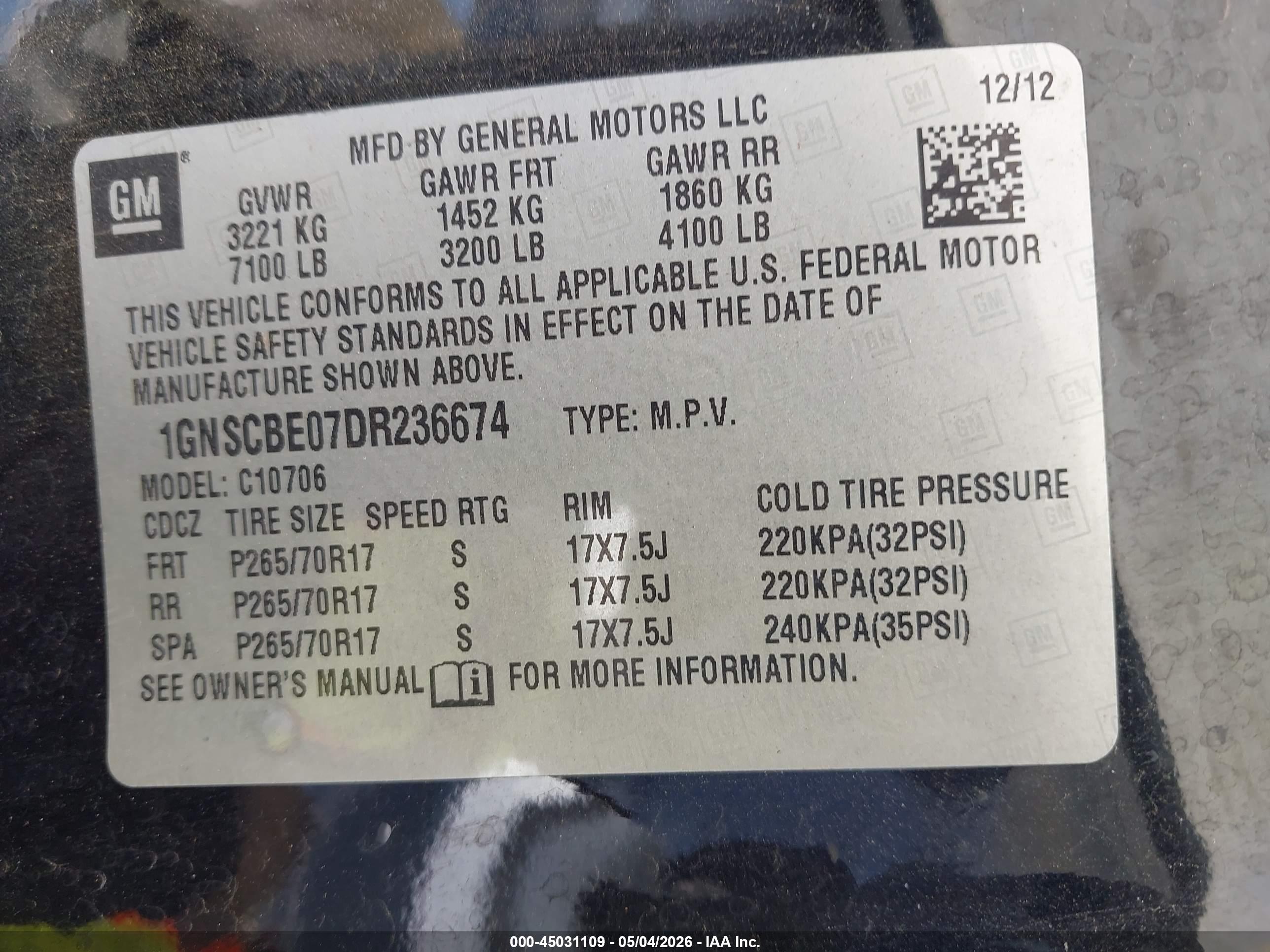 CHEVROLET TAHOE image 9