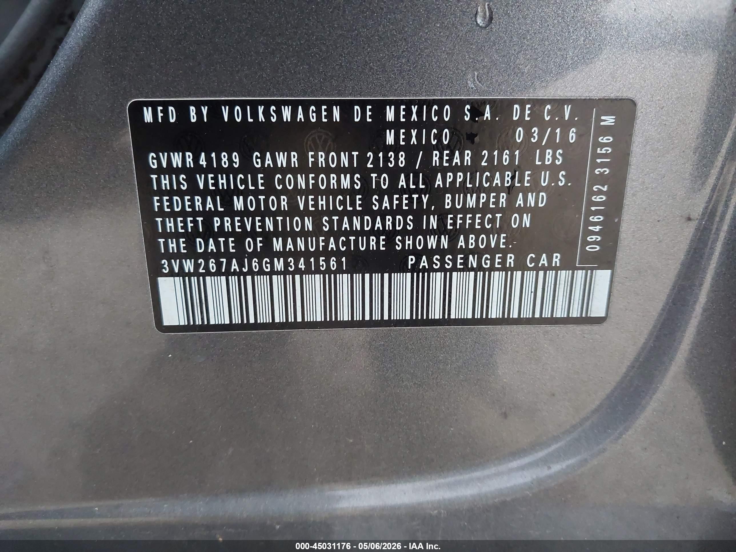 VOLKSWAGEN JETTA image 9