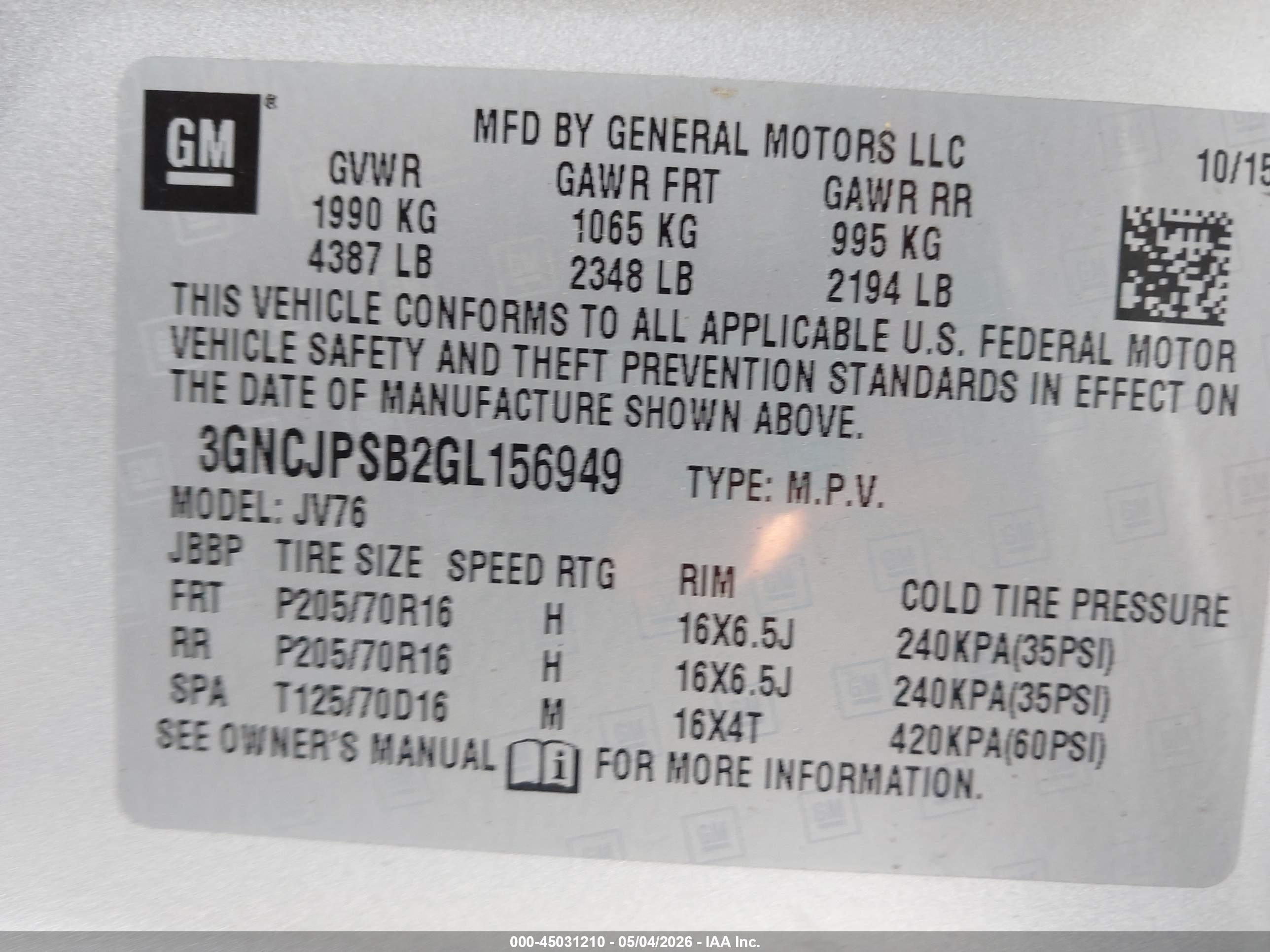 CHEVROLET TRAX image 9