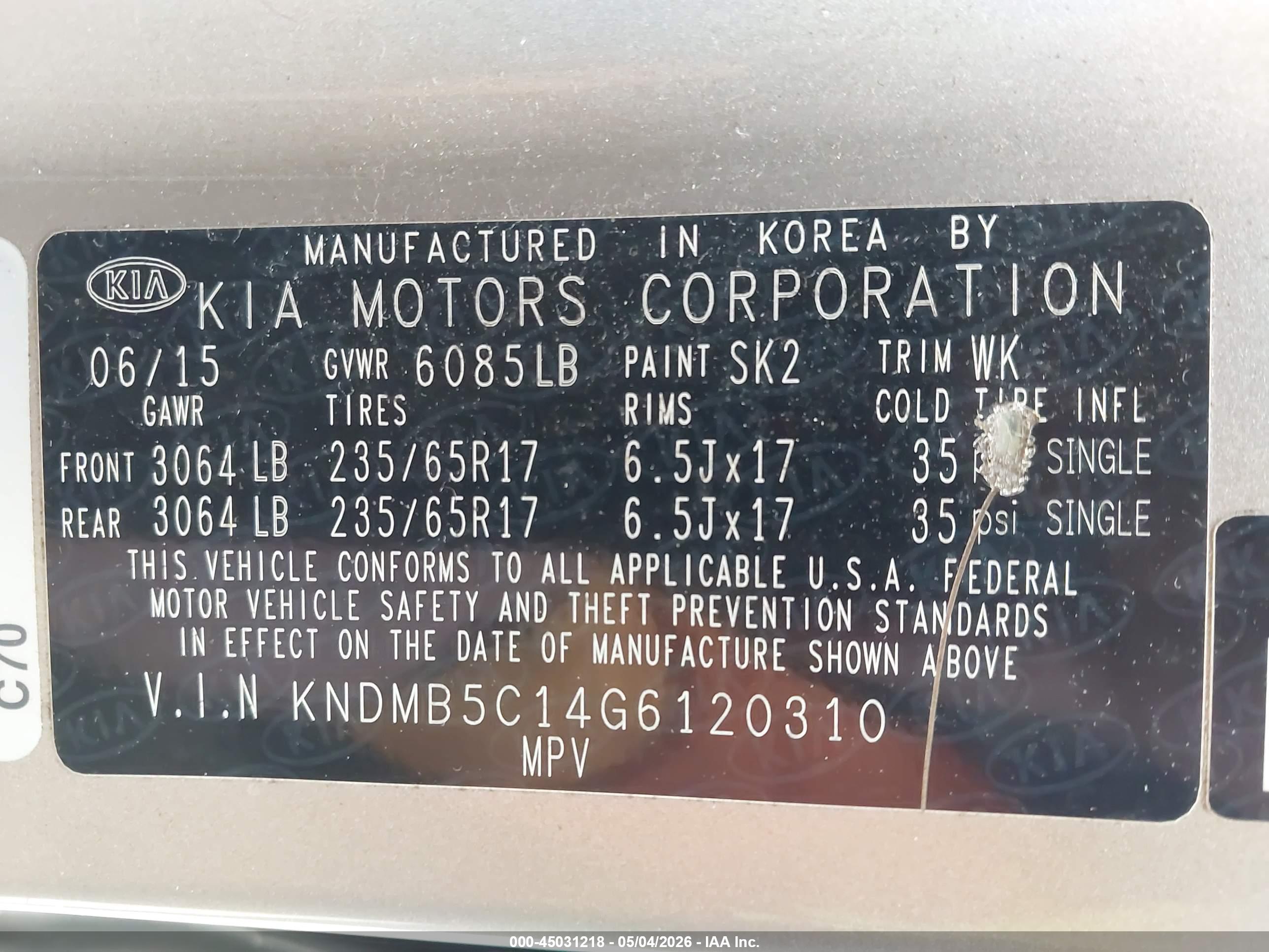KIA SEDONA image 9