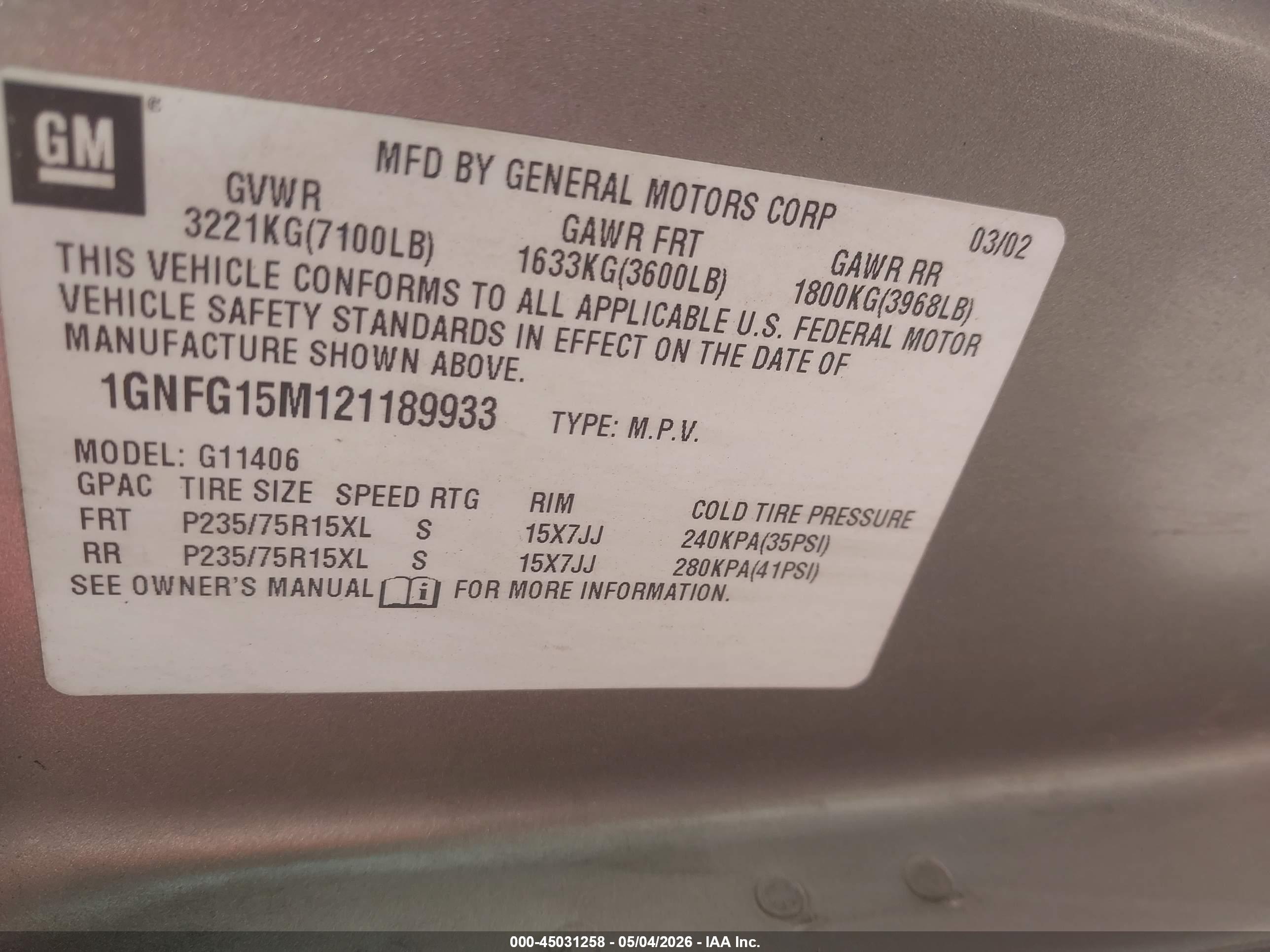 CHEVROLET EXPRESS image 9