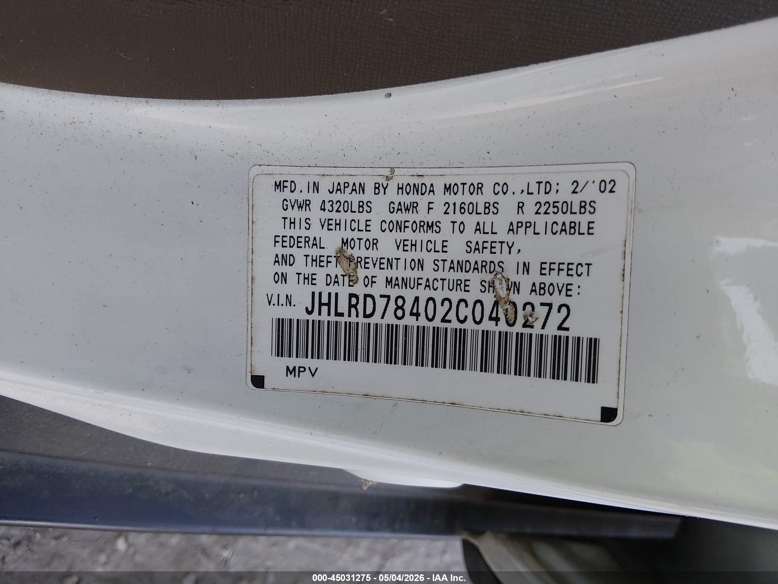 HONDA CR-V image 9
