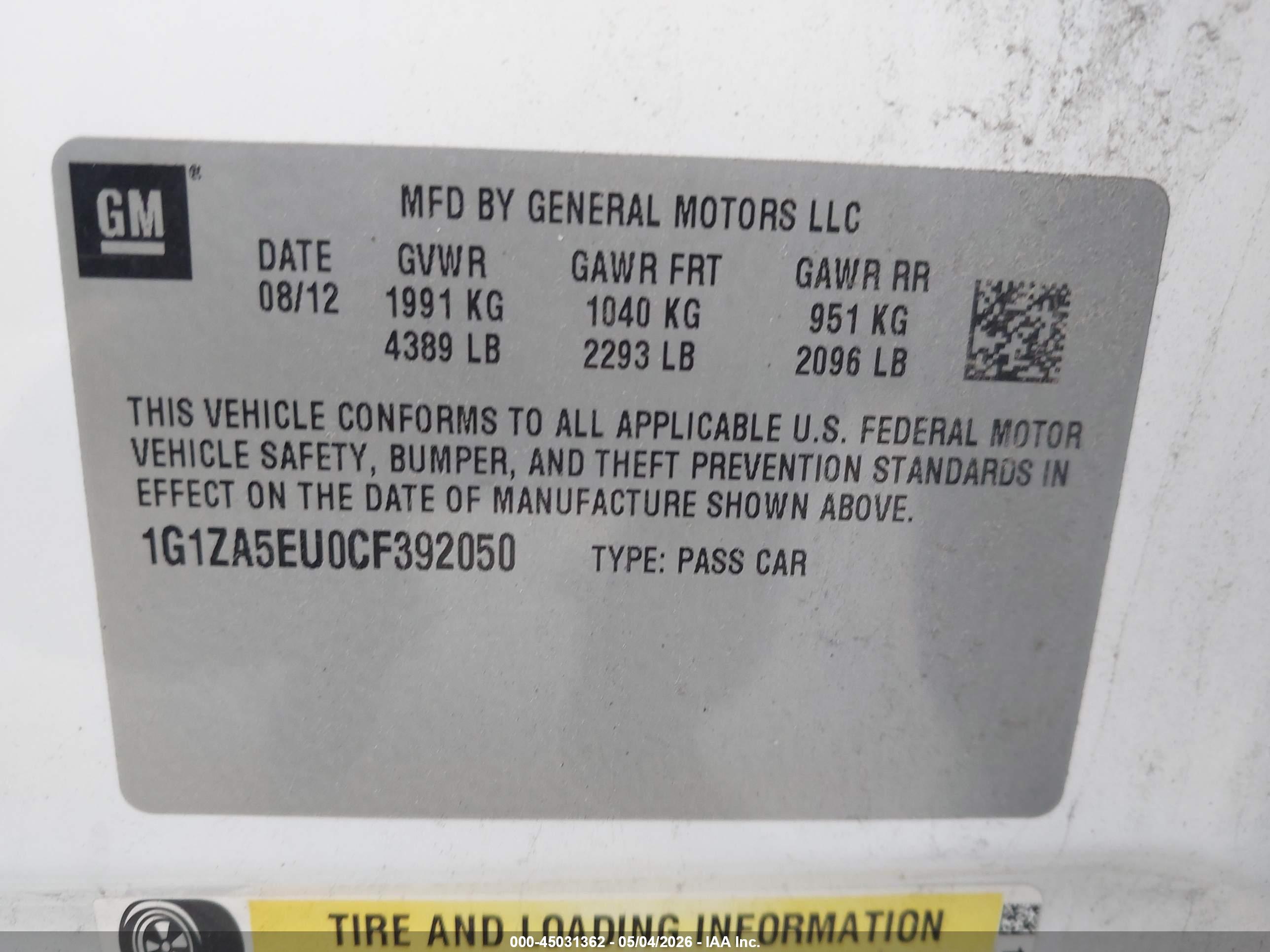 CHEVROLET MALIBU image 9