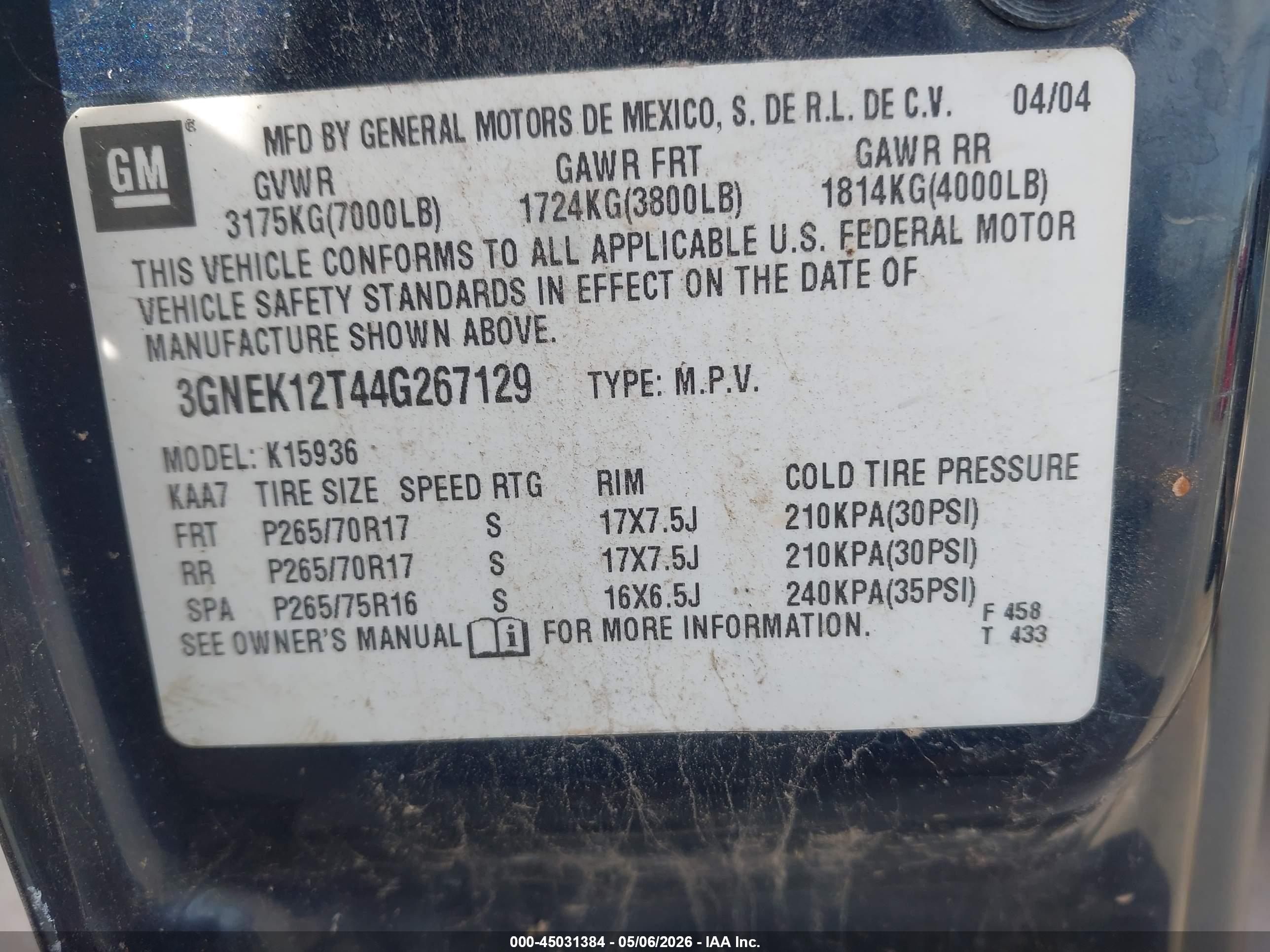 CHEVROLET AVALANCHE image 9