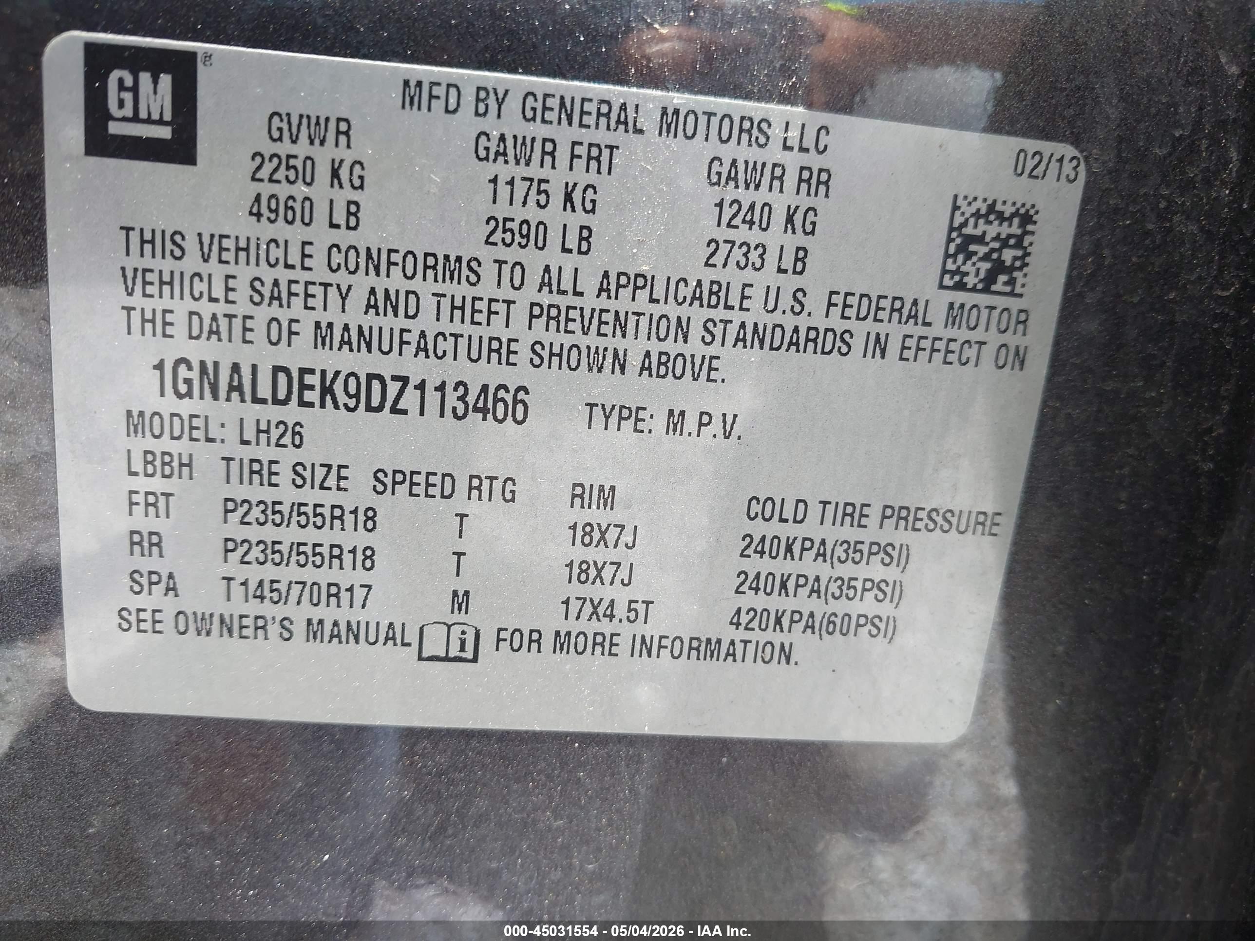 CHEVROLET EQUINOX image 9