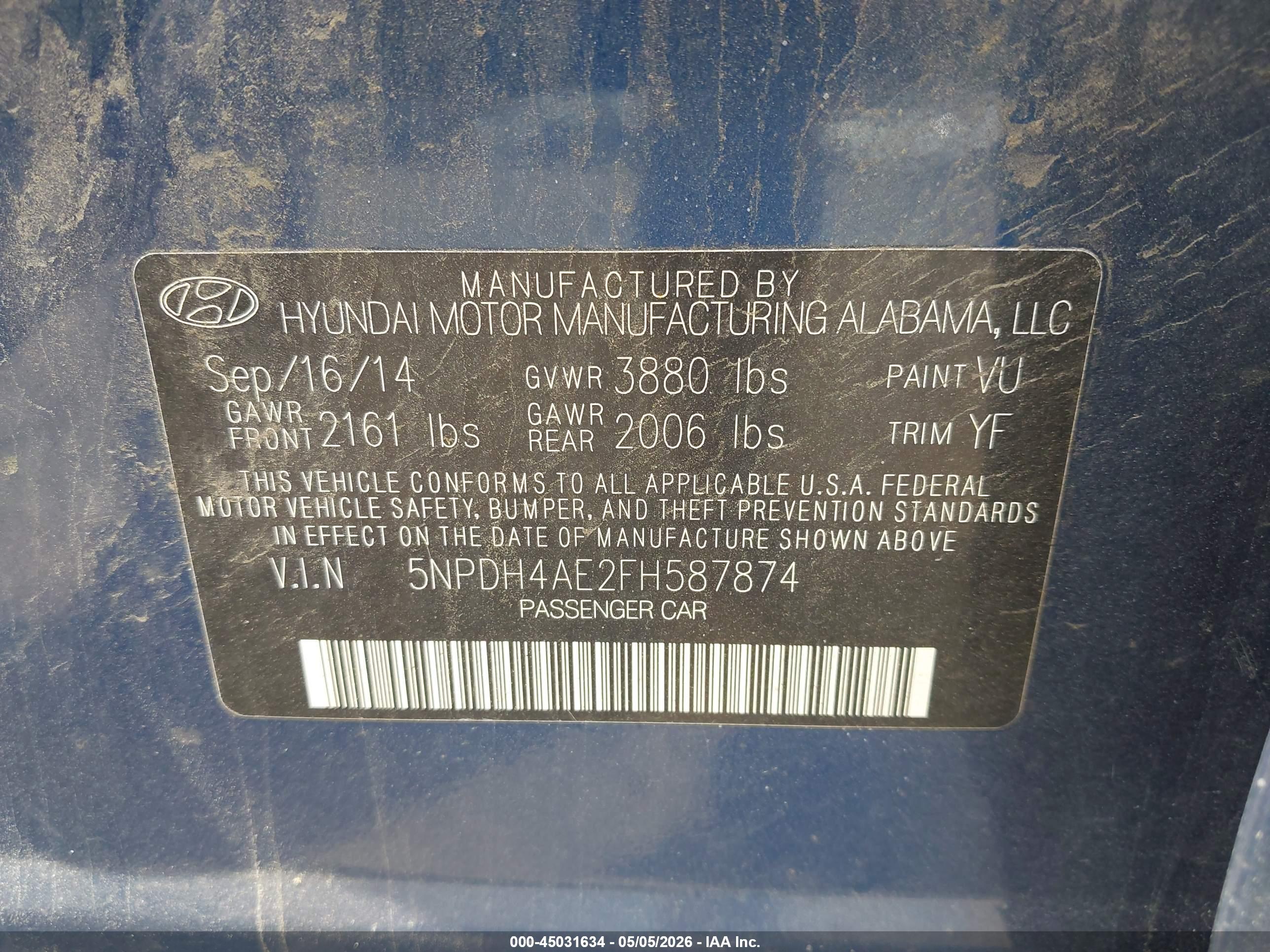 HYUNDAI ELANTRA image 9