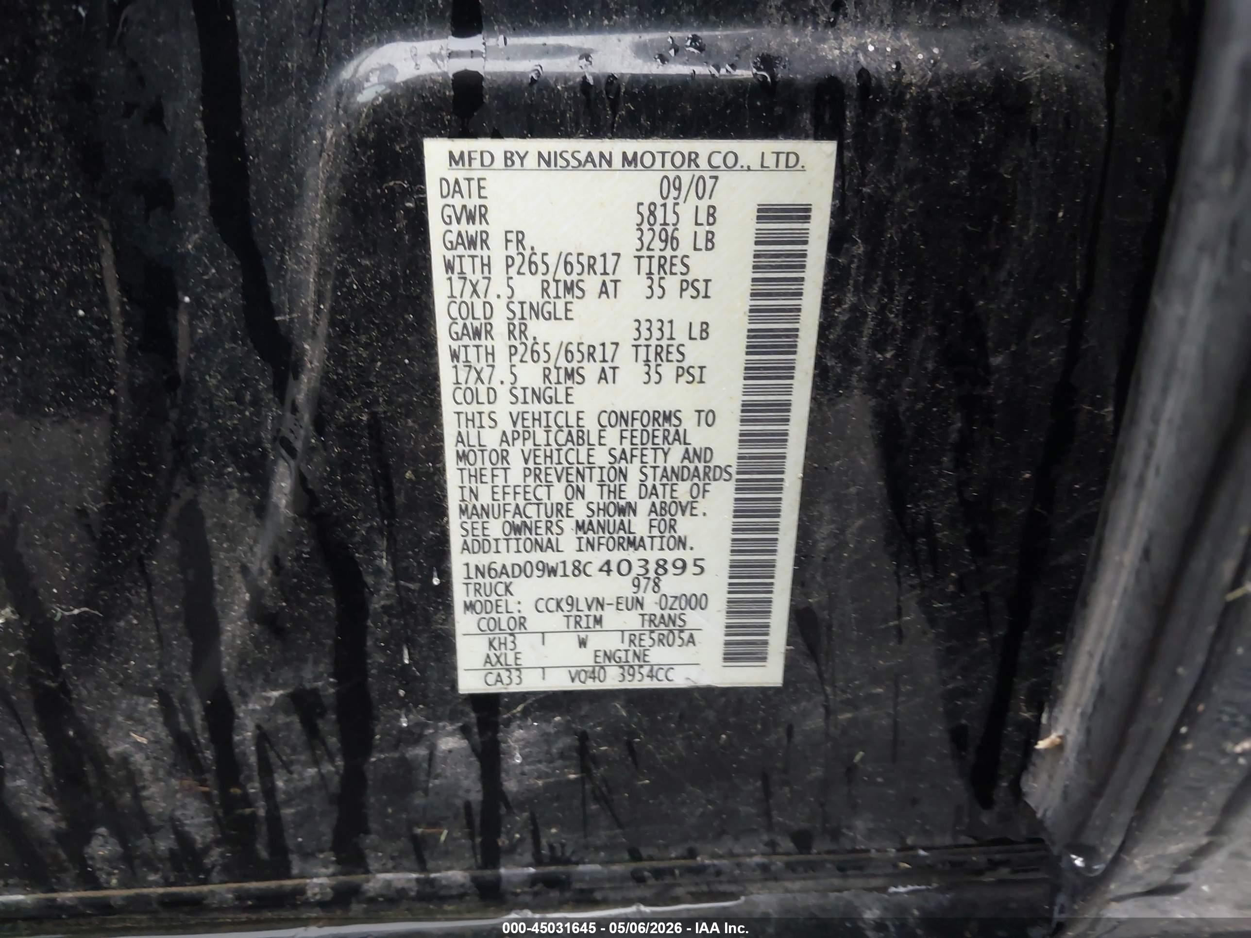 NISSAN FRONTIER image 9