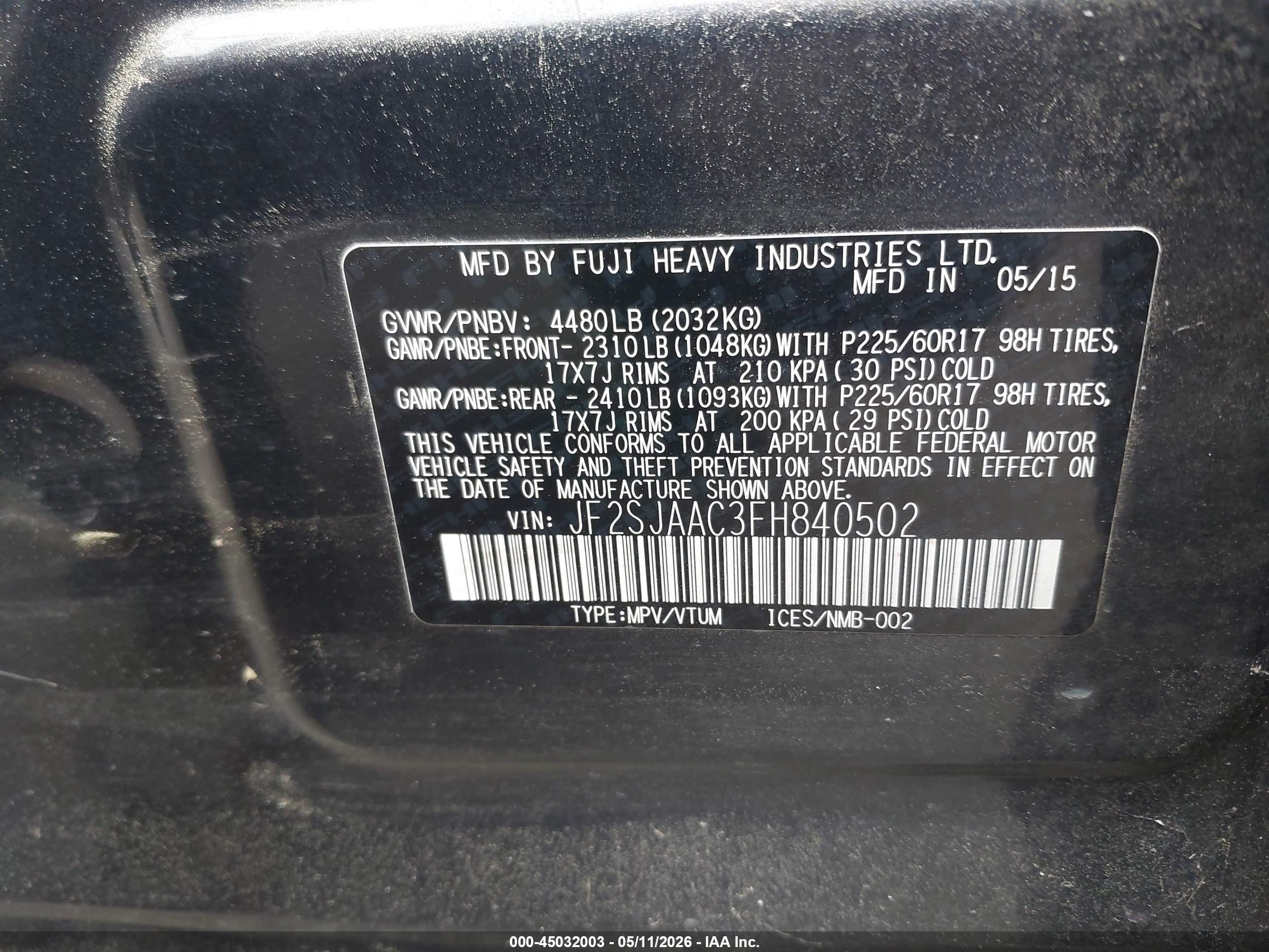 SUBARU FORESTER image 9