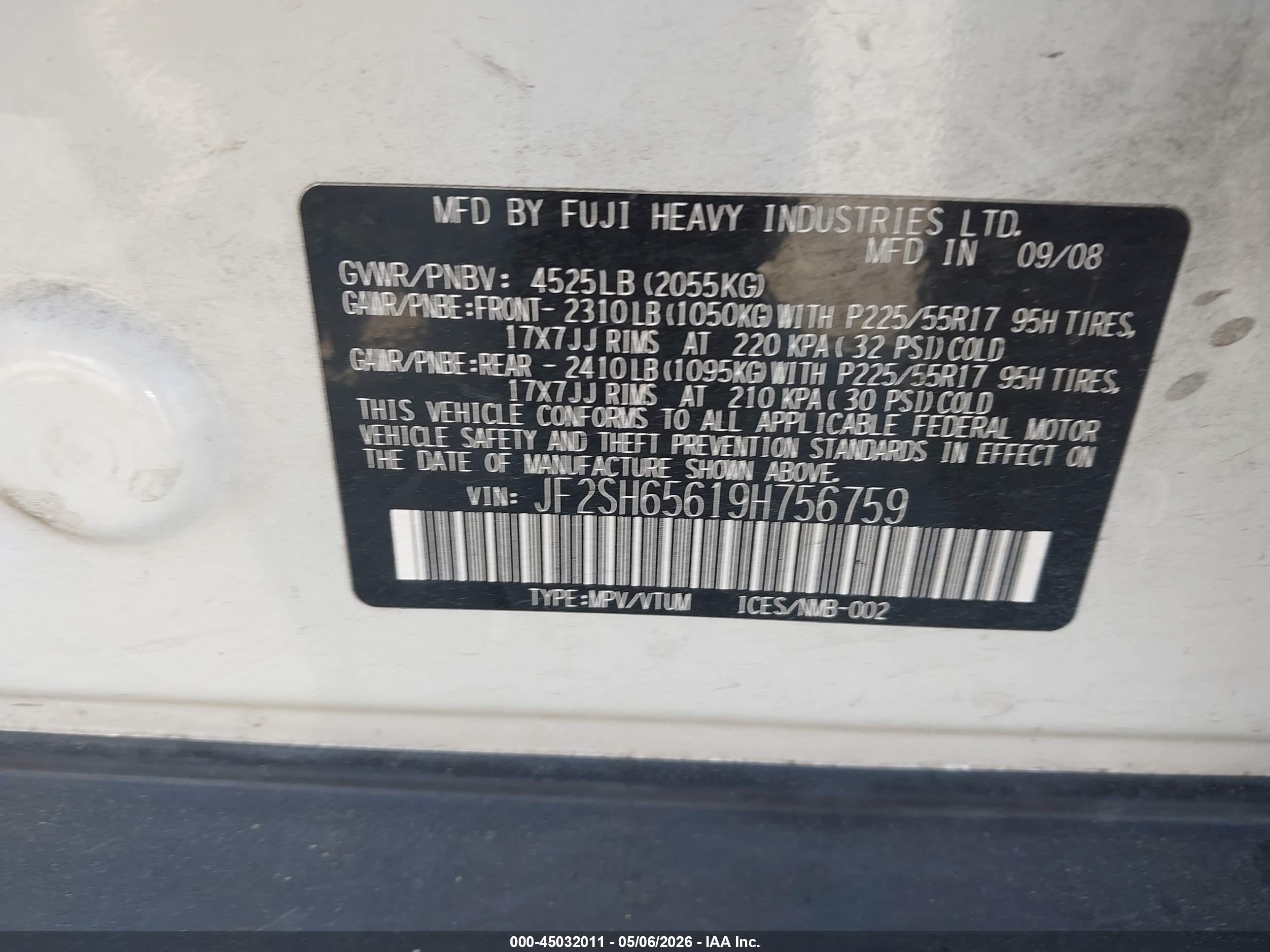 SUBARU FORESTER image 9