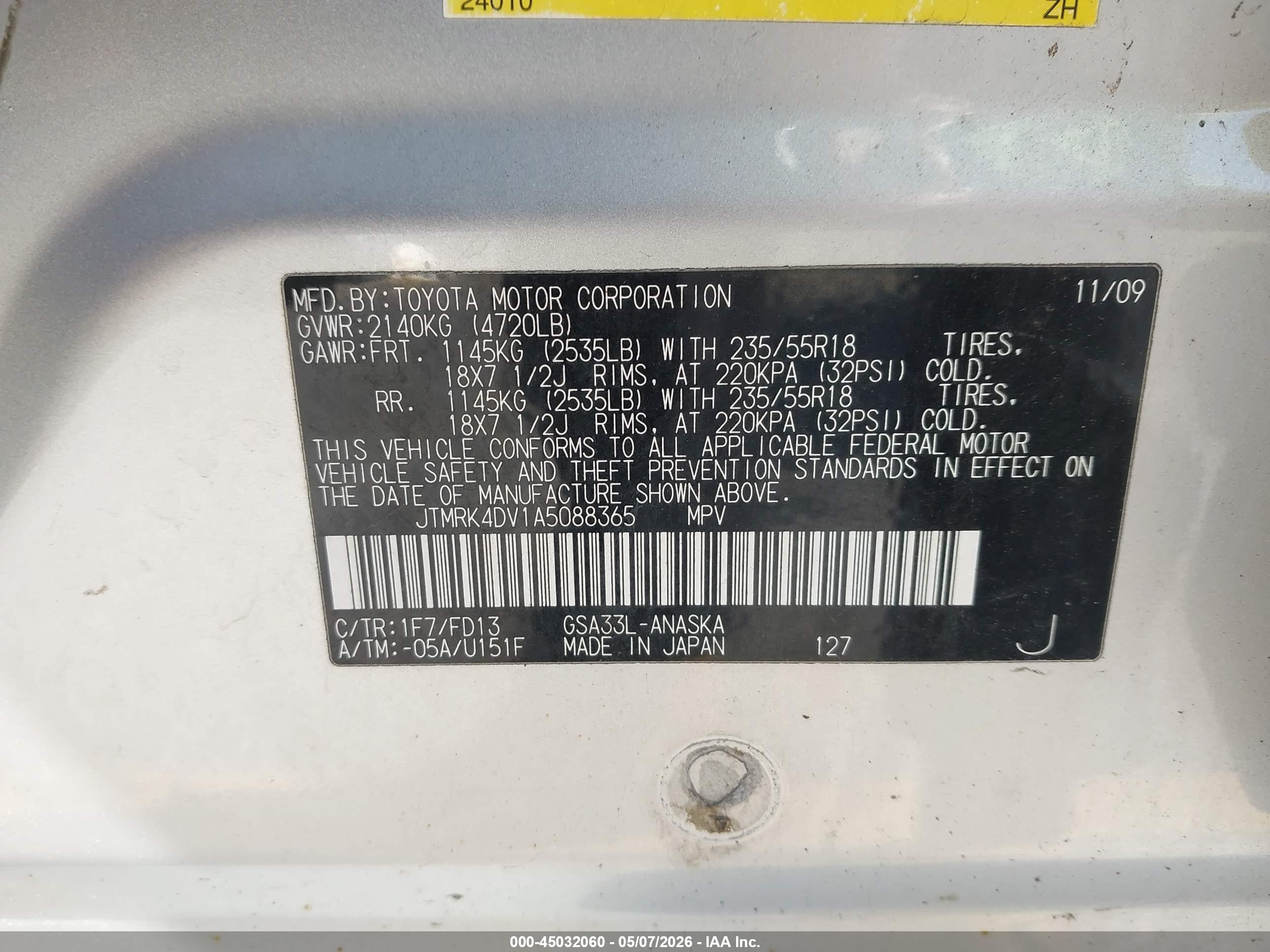 TOYOTA RAV4 image 9