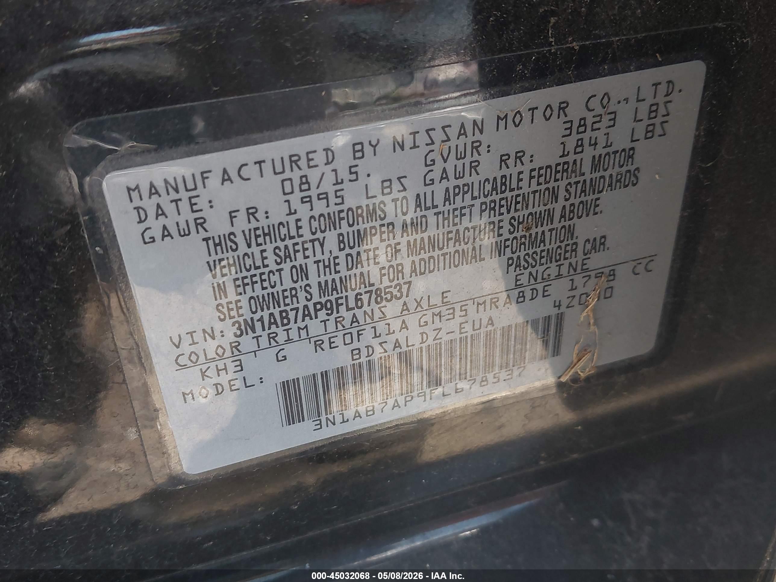 NISSAN SENTRA image 9