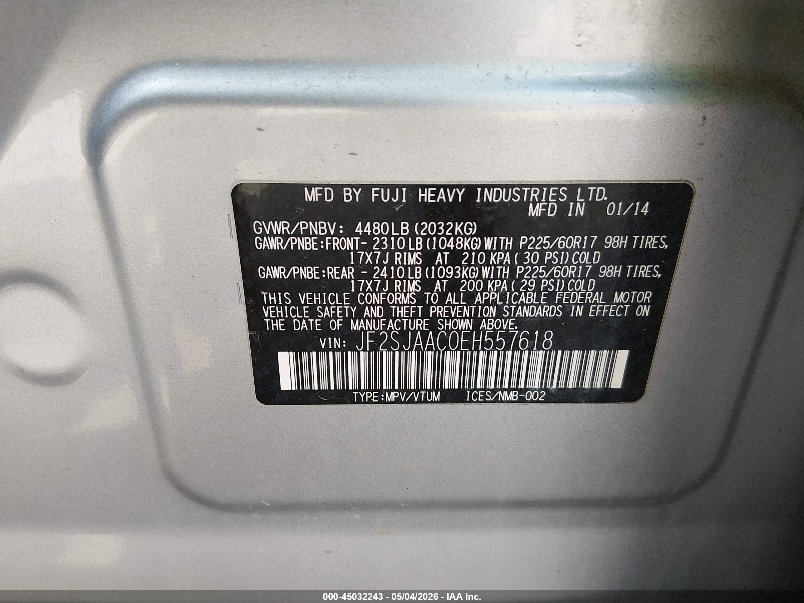 SUBARU FORESTER image 9
