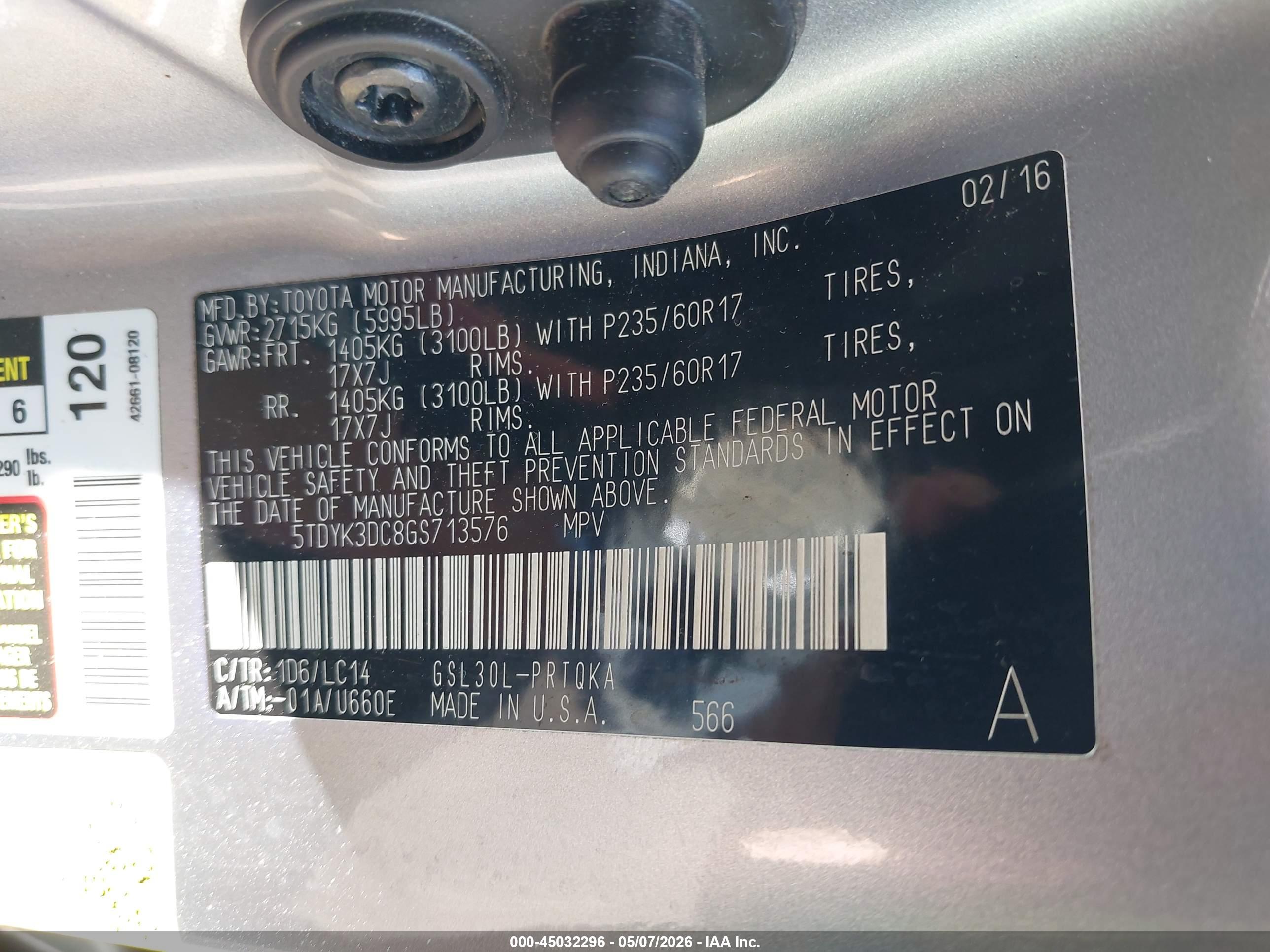 TOYOTA SIENNA image 9