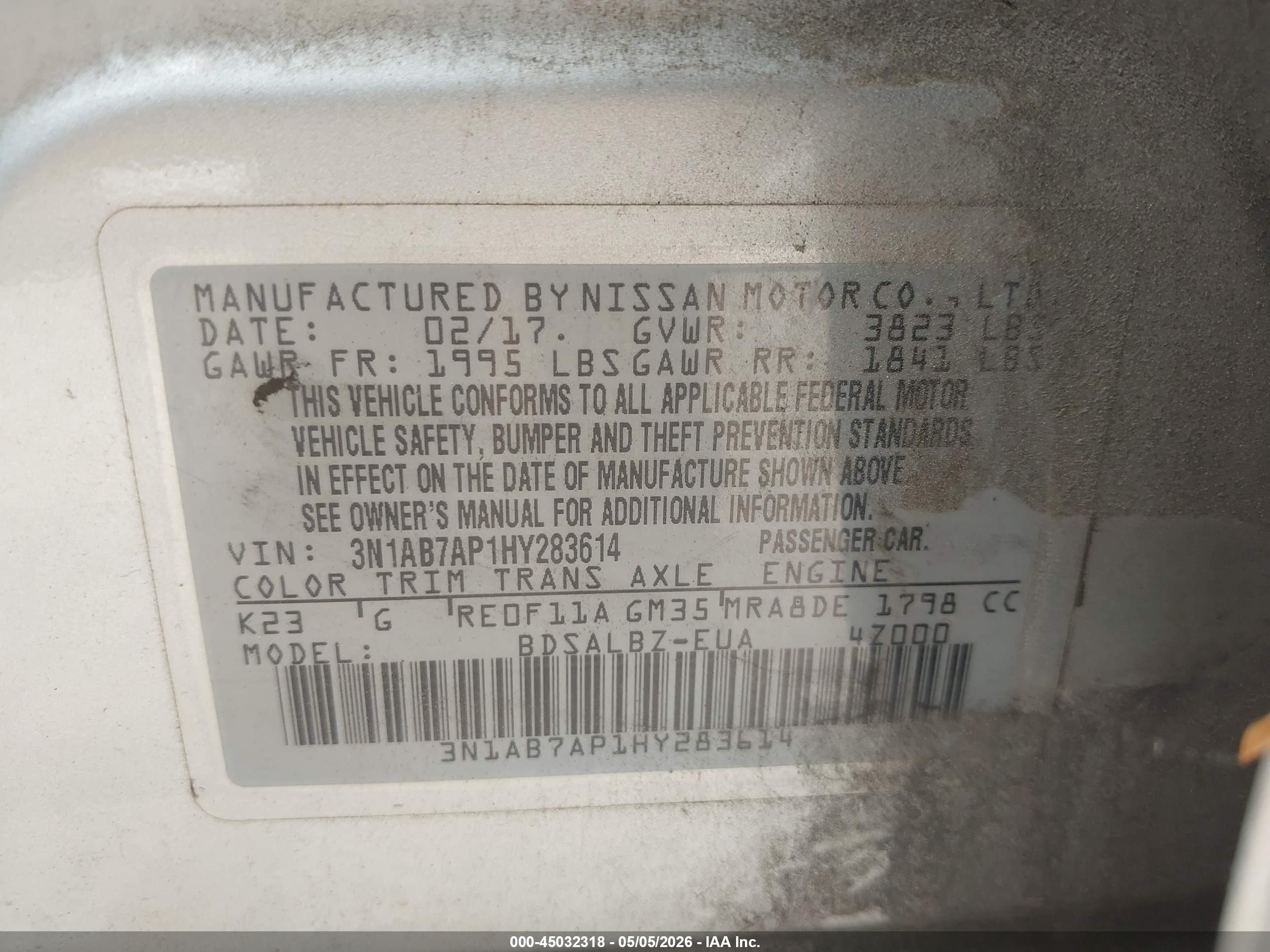 NISSAN SENTRA image 9