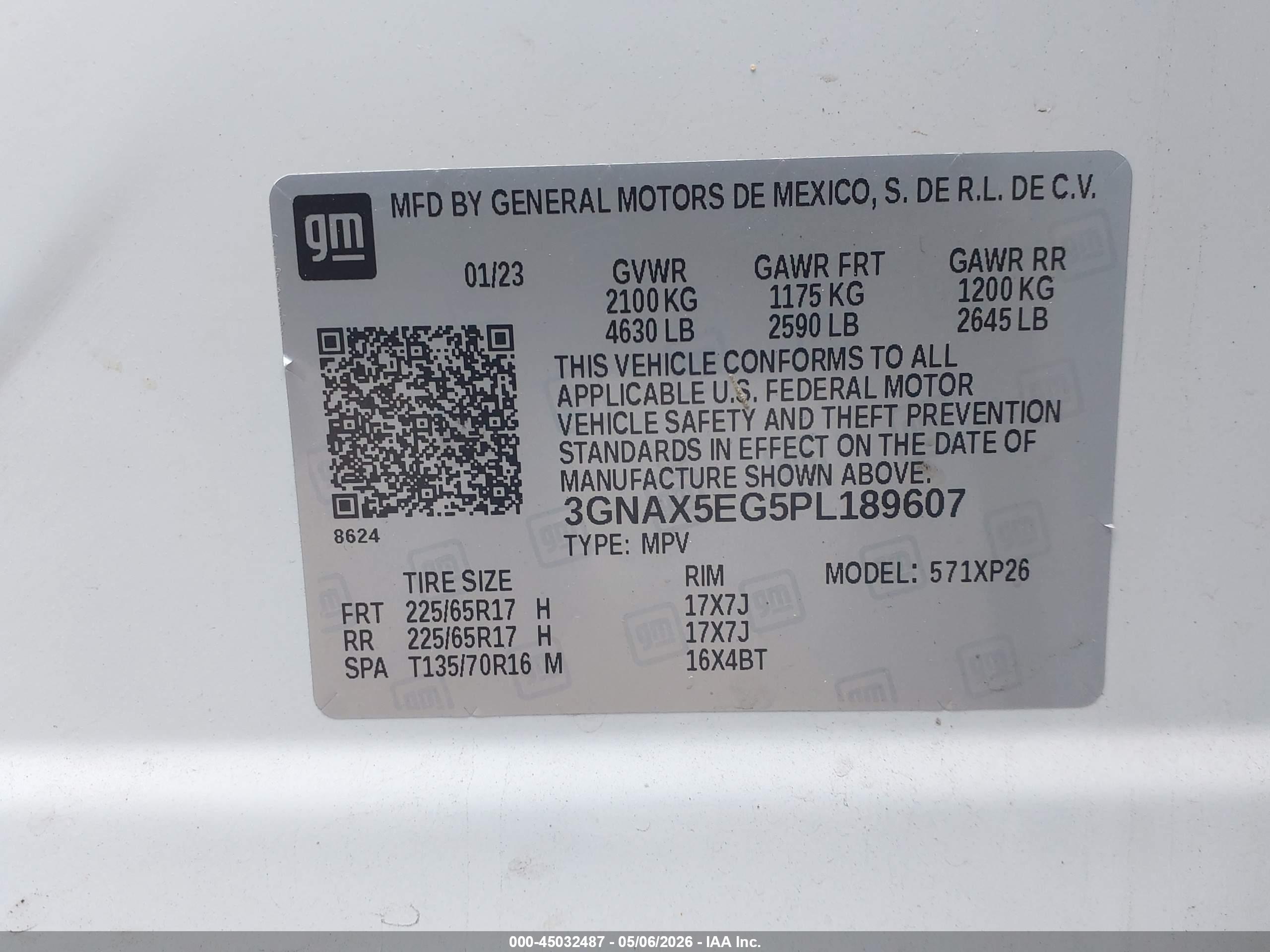 CHEVROLET EQUINOX image 9