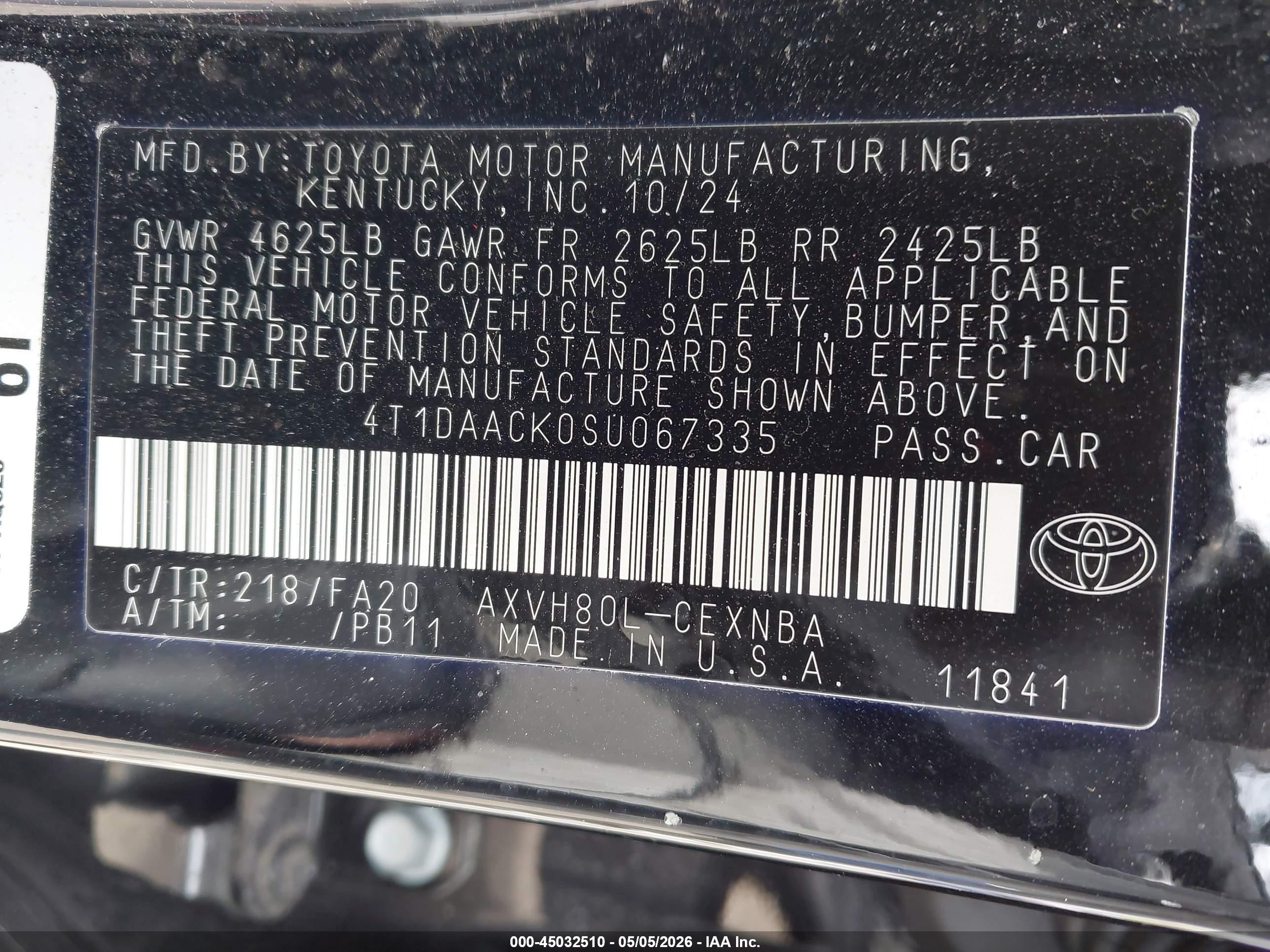 TOYOTA CAMRY image 9