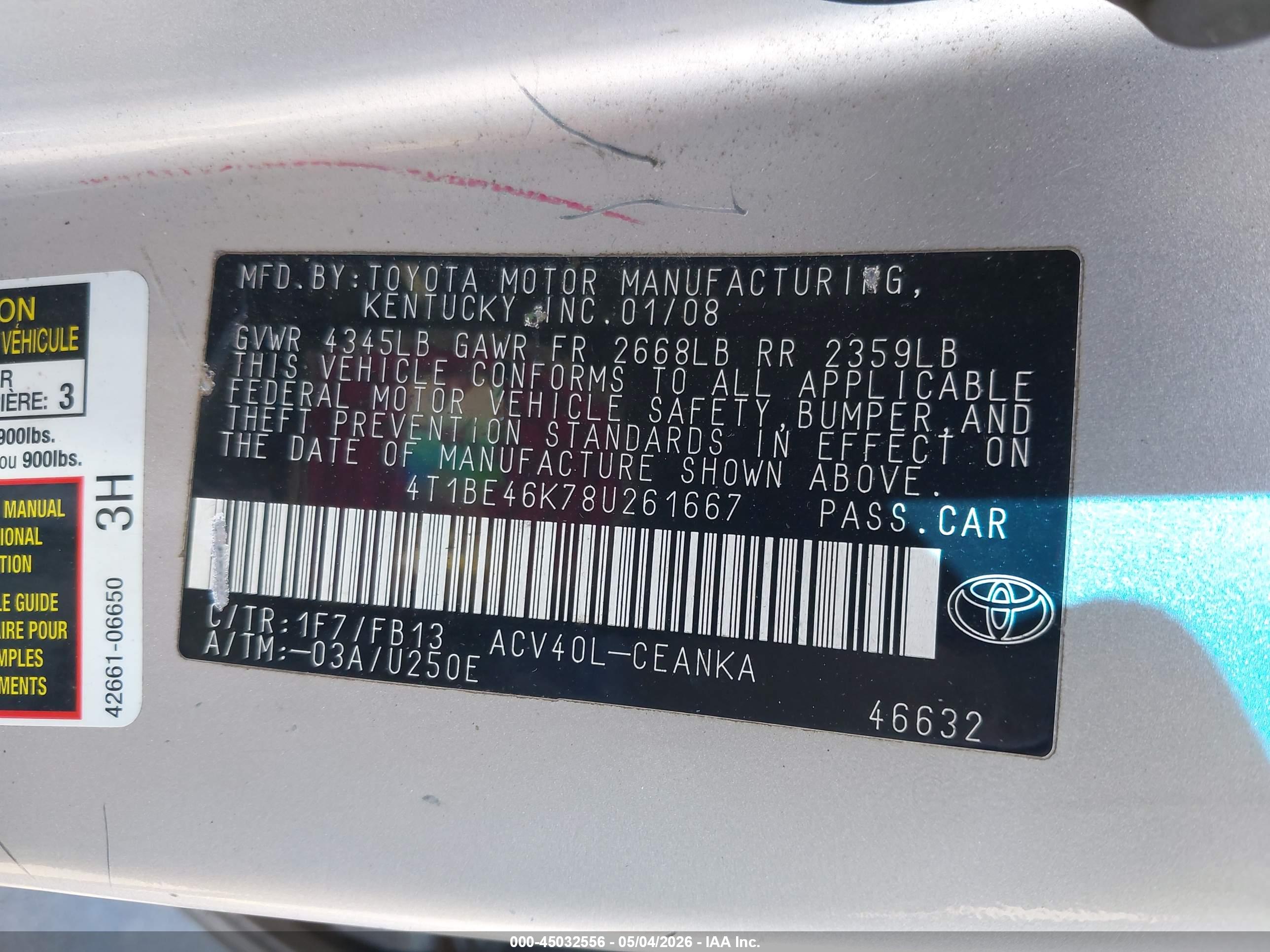 TOYOTA CAMRY image 9