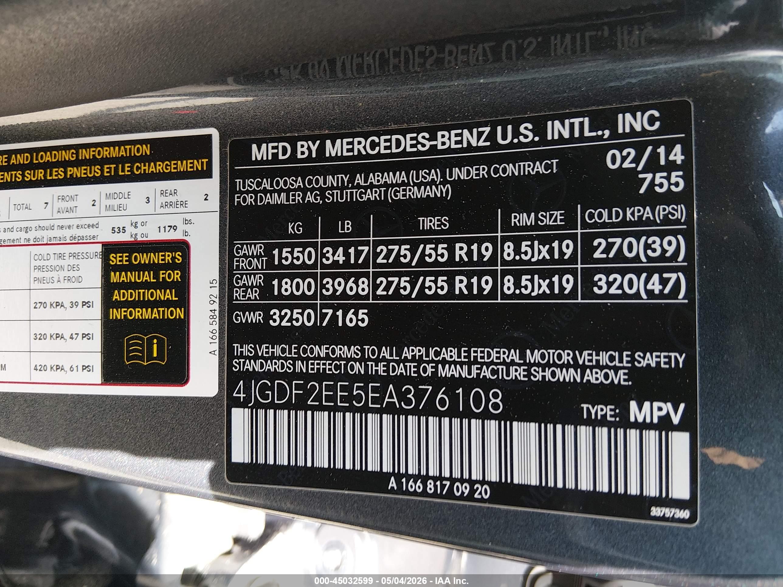 MERCEDES-BENZ GL image 9