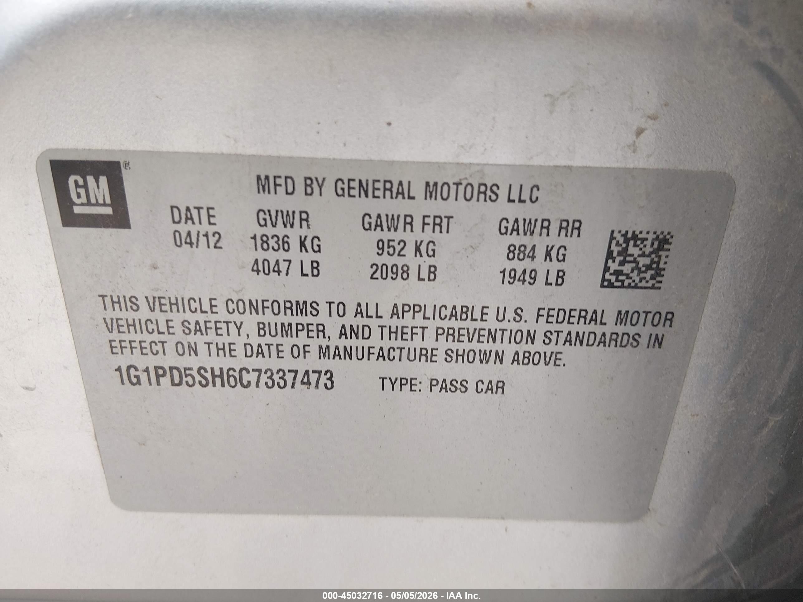 CHEVROLET CRUZE image 9