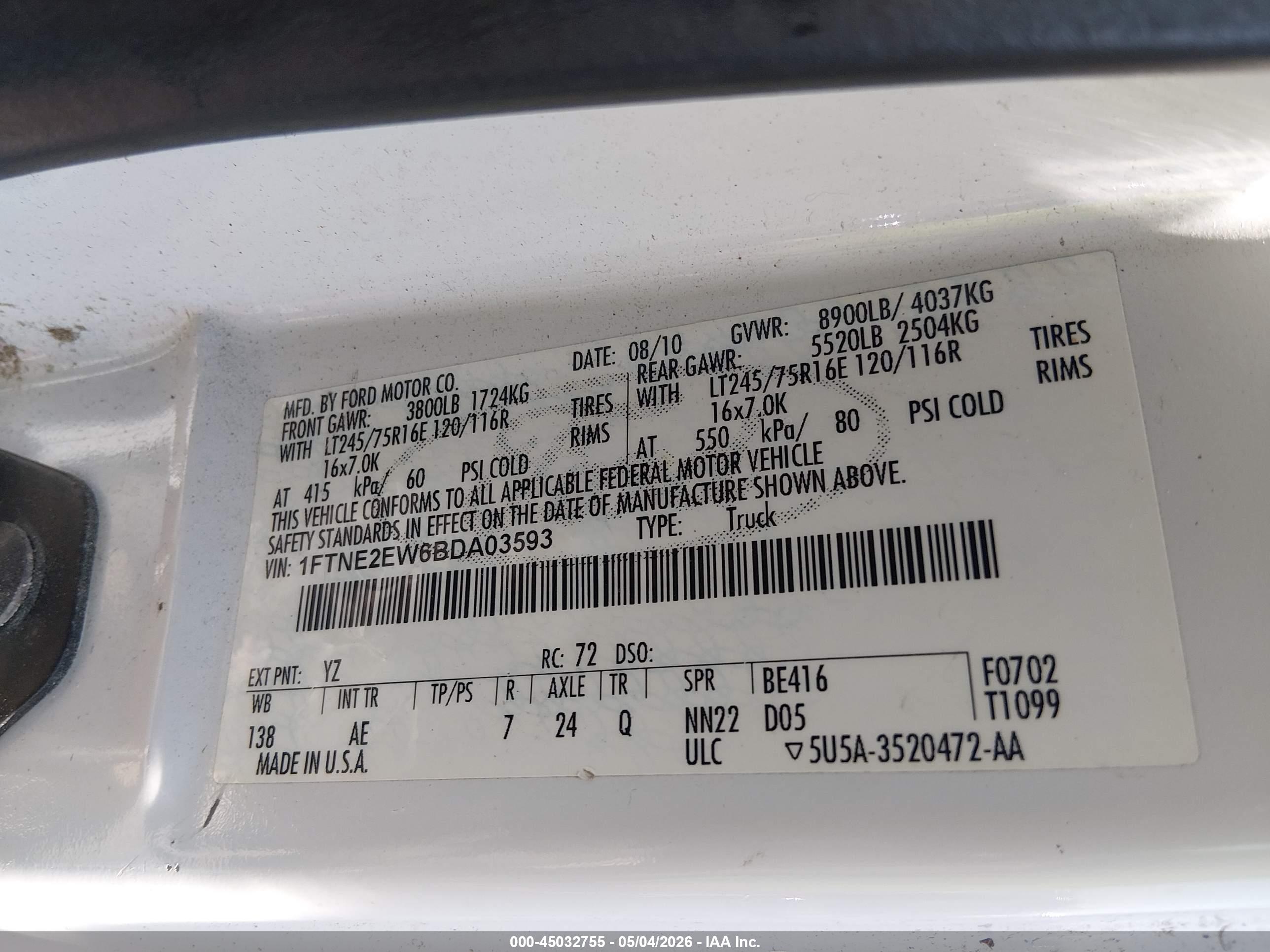 FORD E-250 image 9