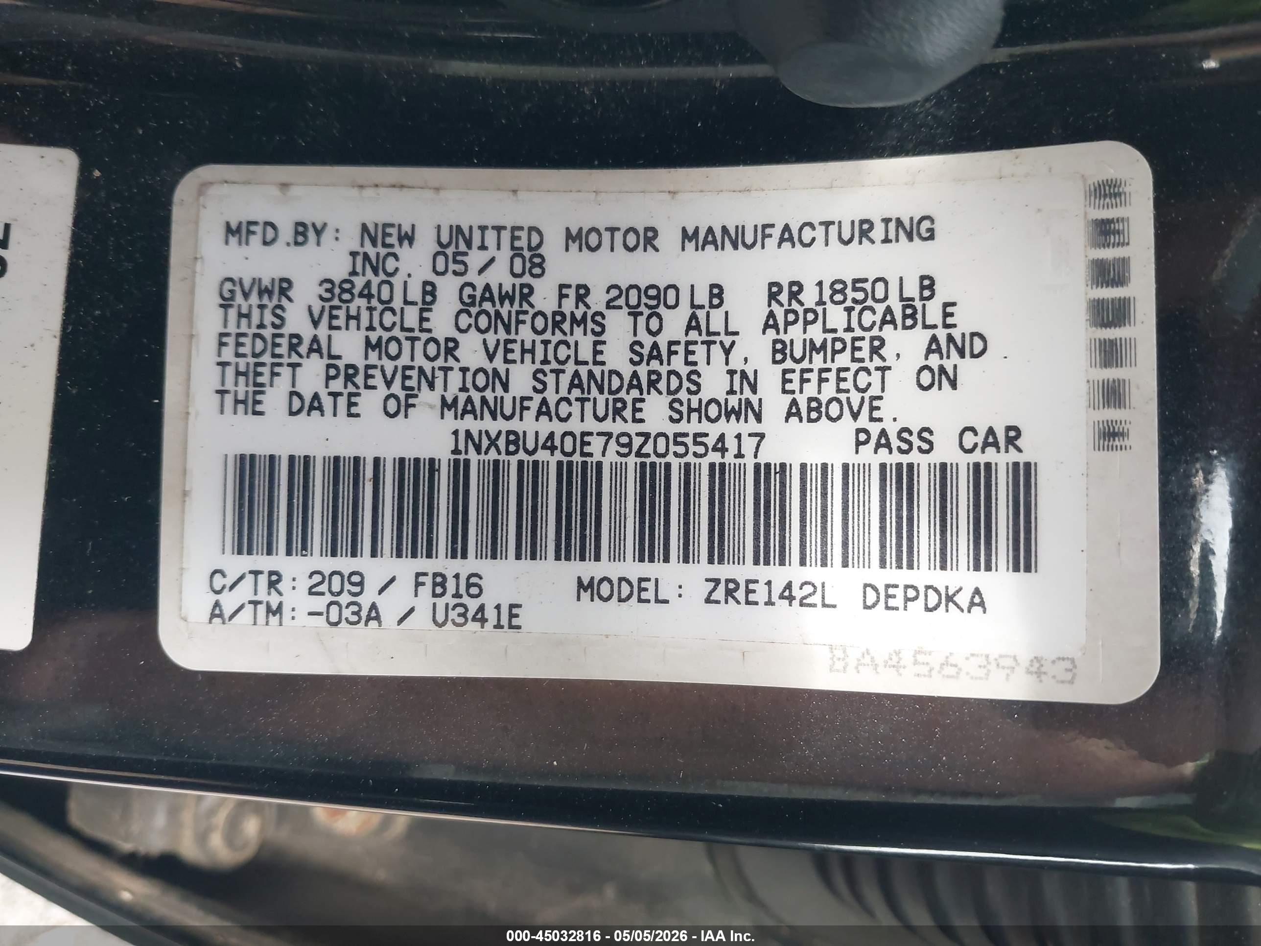 TOYOTA COROLLA image 9