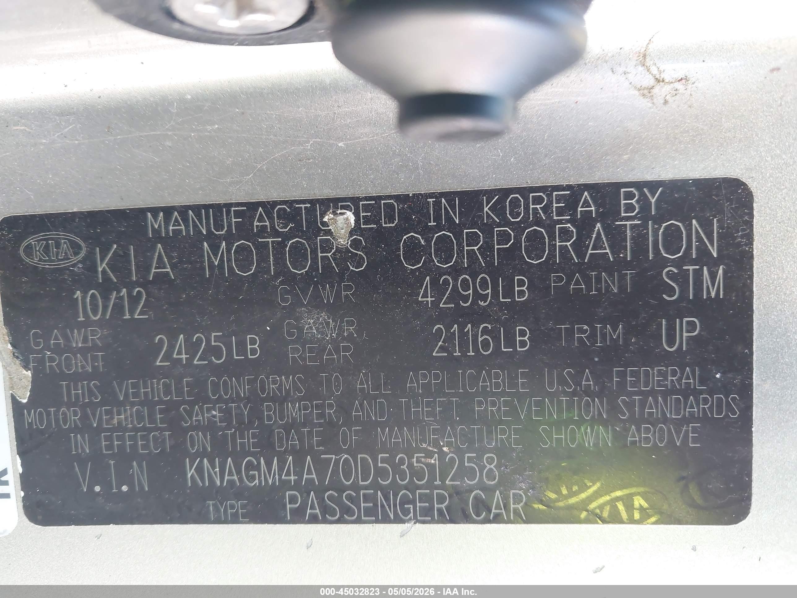 KIA OPTIMA image 9