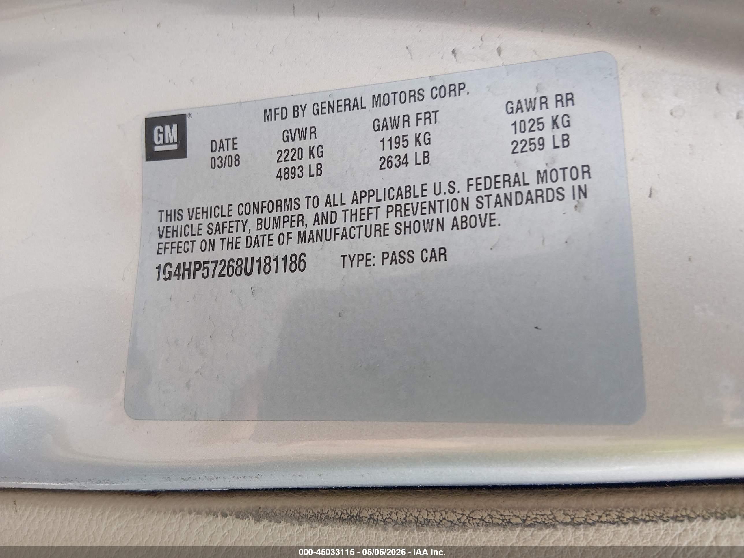 BUICK LUCERNE image 9