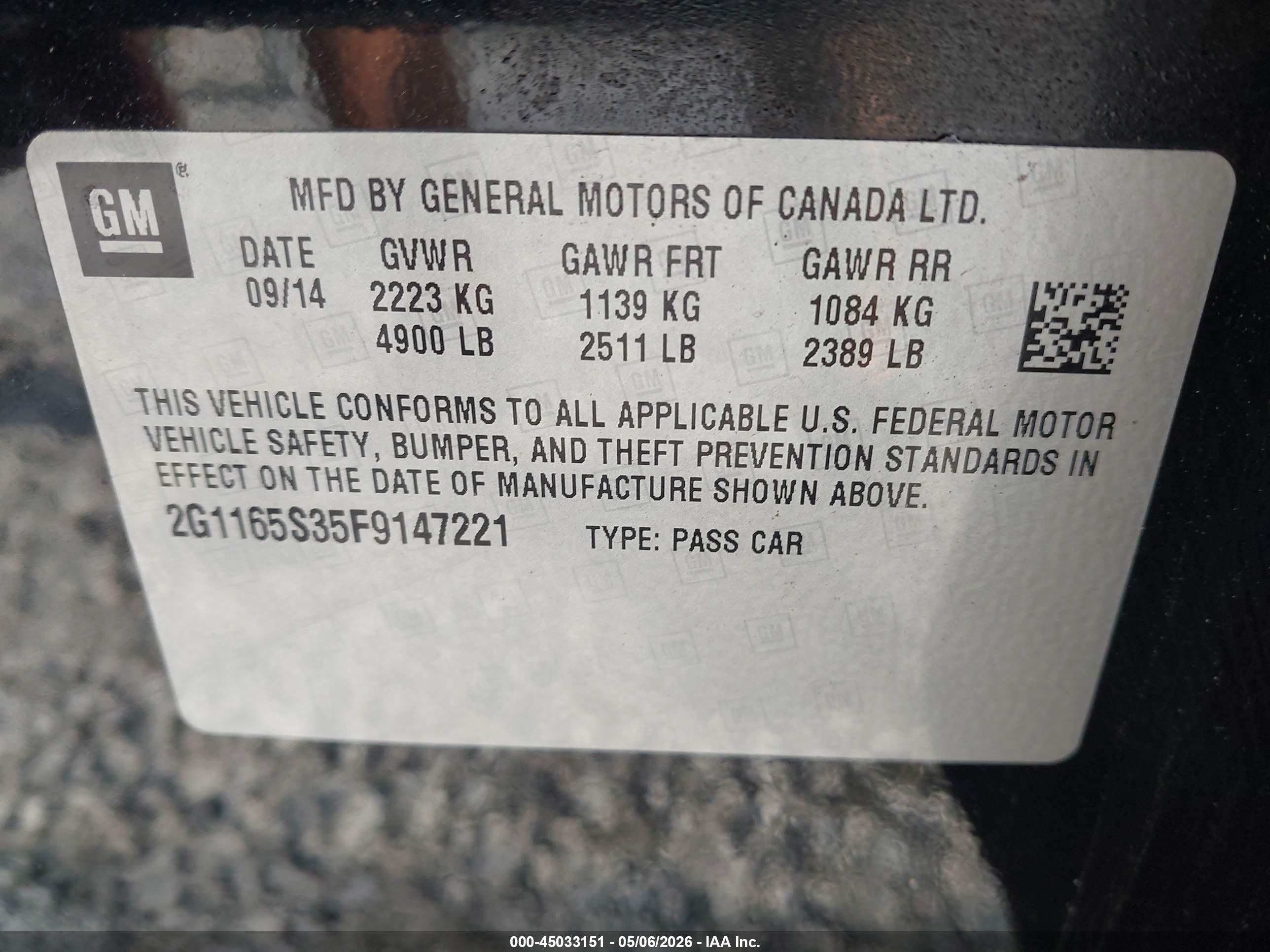 CHEVROLET IMPALA image 9