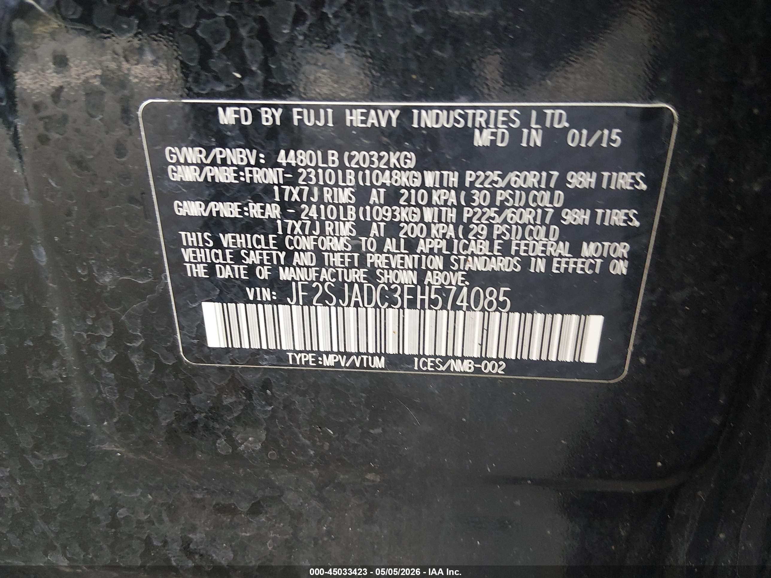 SUBARU FORESTER image 9