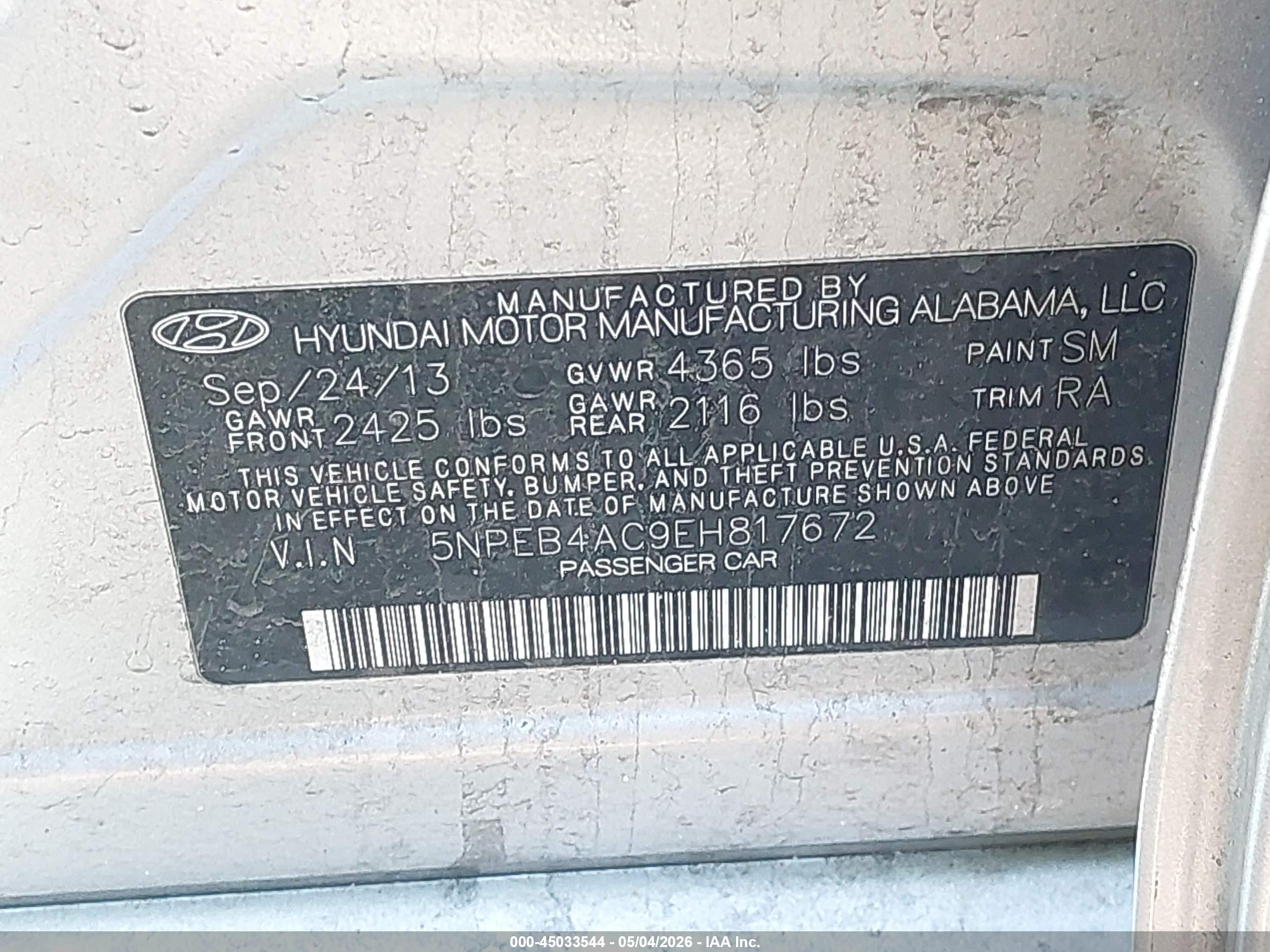 HYUNDAI SONATA image 9